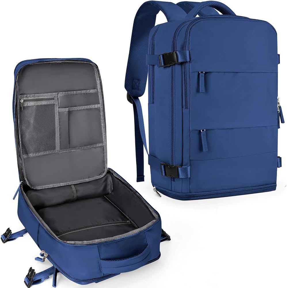 25L Travel Backpack with Laptop & Shoe Compartment – Water Resistant