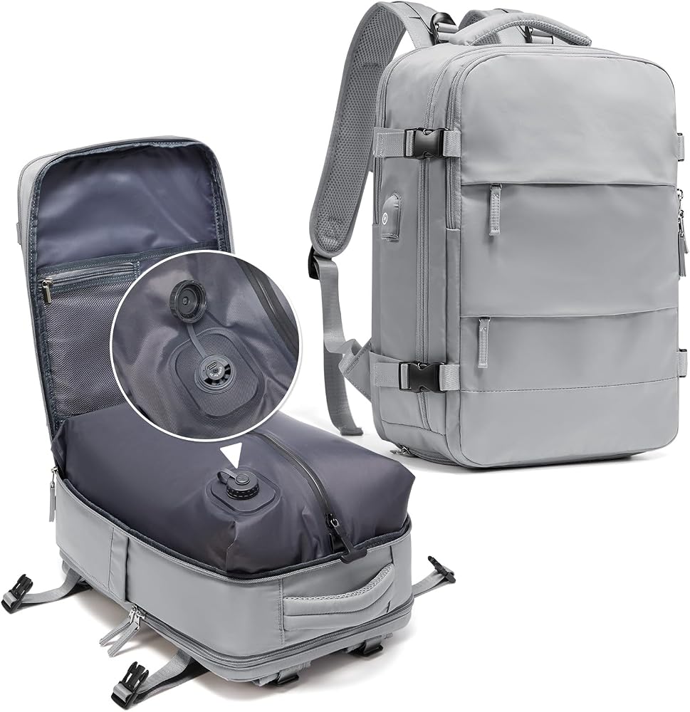 25L Travel Backpack with Laptop & Shoe Compartment – Water Resistant