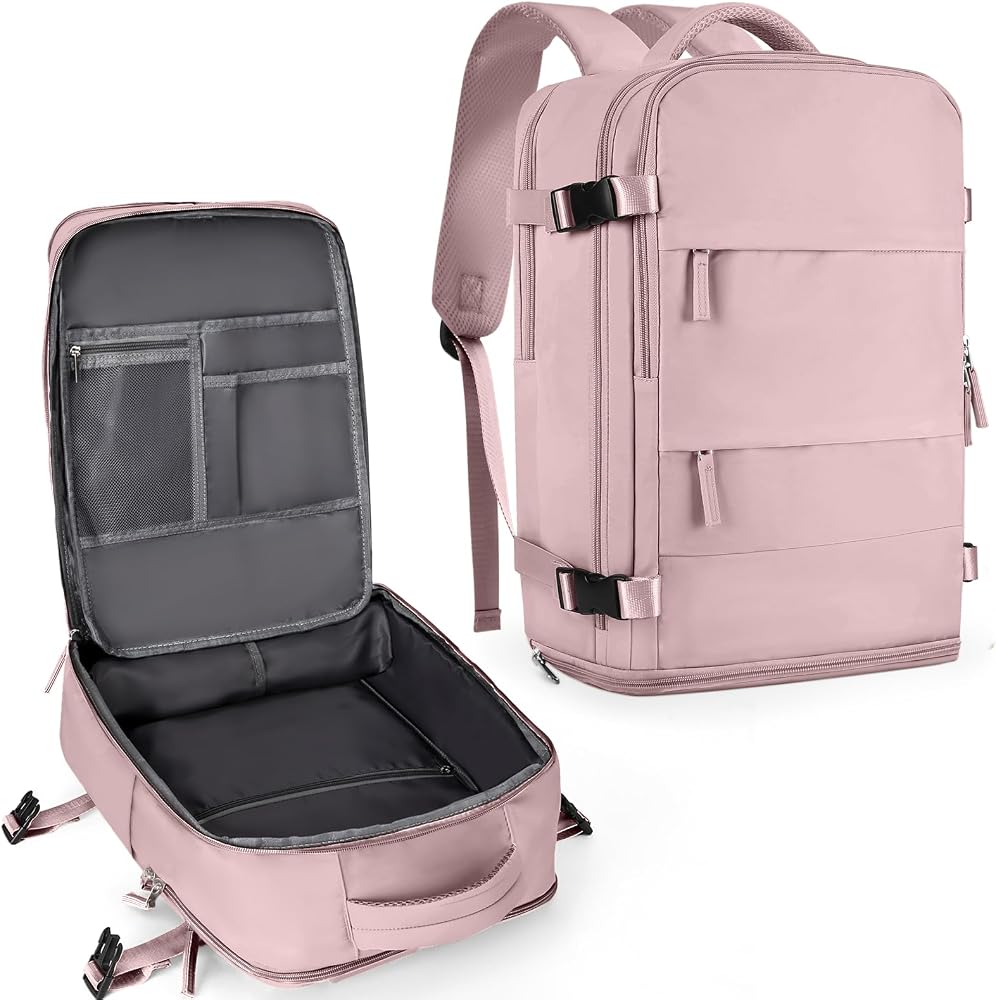 25L Travel Backpack with Laptop & Shoe Compartment – Water Resistant