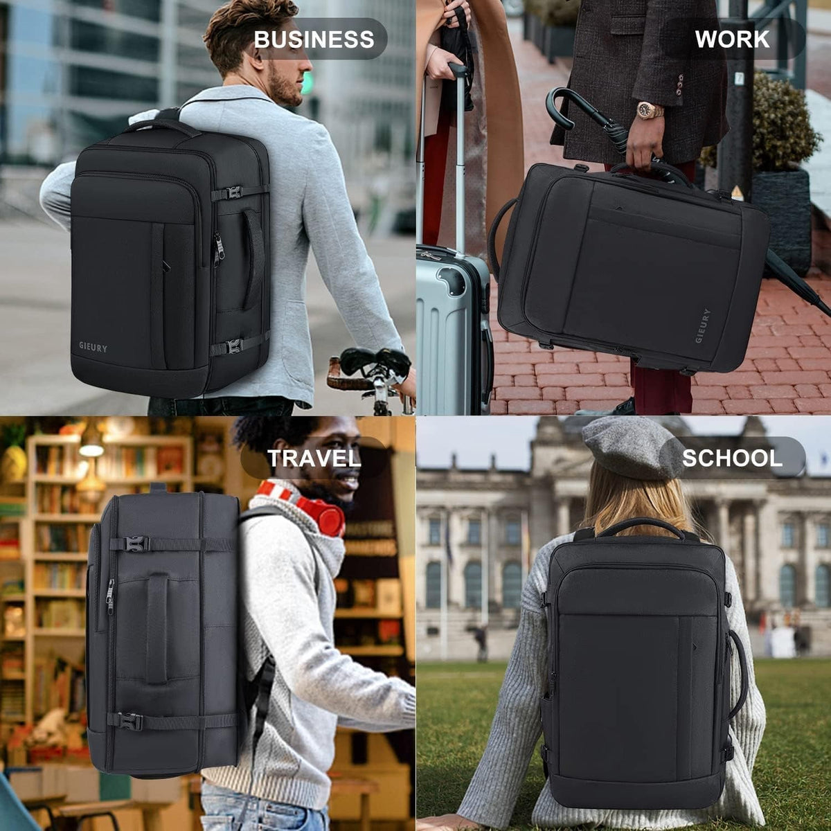 60L Carry On Backpack, Extra Large Travel Backpack for Men & Women