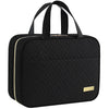 Hanging Travel Toiletry Bag for Women & Men – Large Makeup Organizer with Hook, 4 Compartments & Clear Pockets