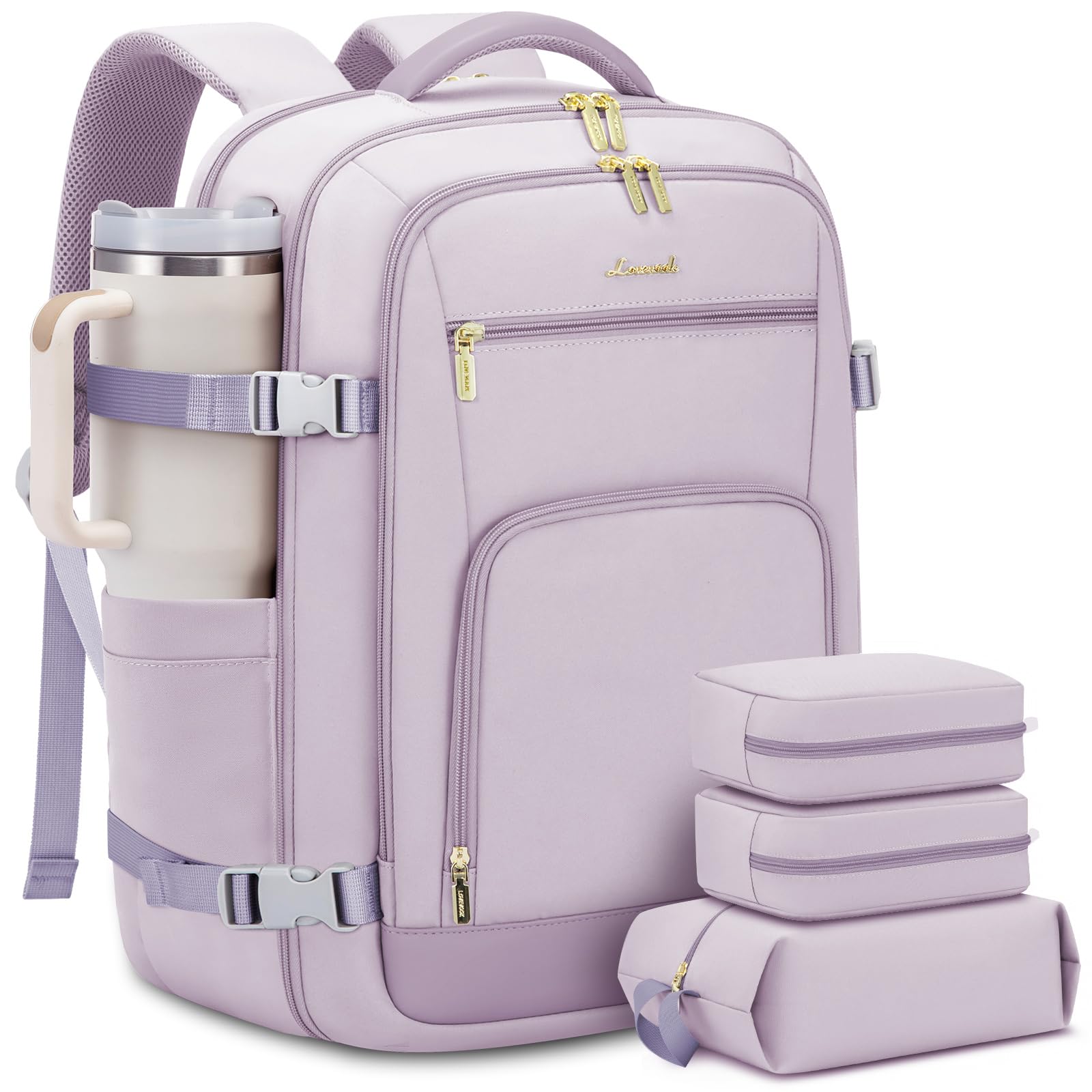 40L & 50L Travel Backpack for Women – TSA Carry-On Laptop Bag