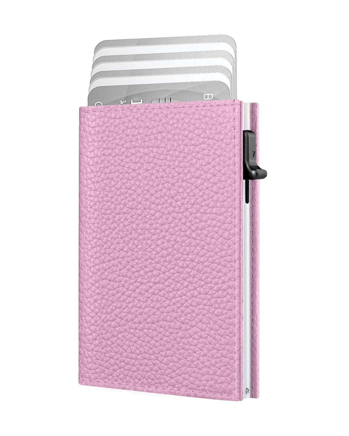 Men's & Women's Slim RFID Blocking Wallet with Pop Up Card Holder Aluminum Case