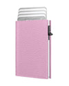 RFID Wallet Women - Small Slim Trifold Leather Wallet with Metal Pop Up Card Holder, 2026 Trendy Lavender Purple, Holds 11 Cards 10+ Bills, ID Window Cash Slot, Gift for Her