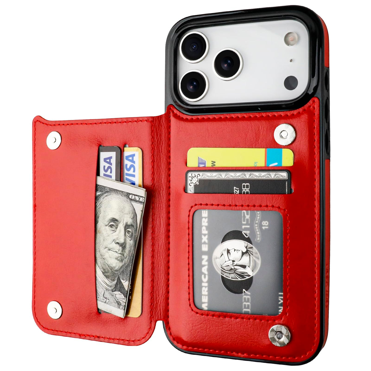iPhone 18 Pro Max & 17 Pro Max Wallet Case with Card Holder