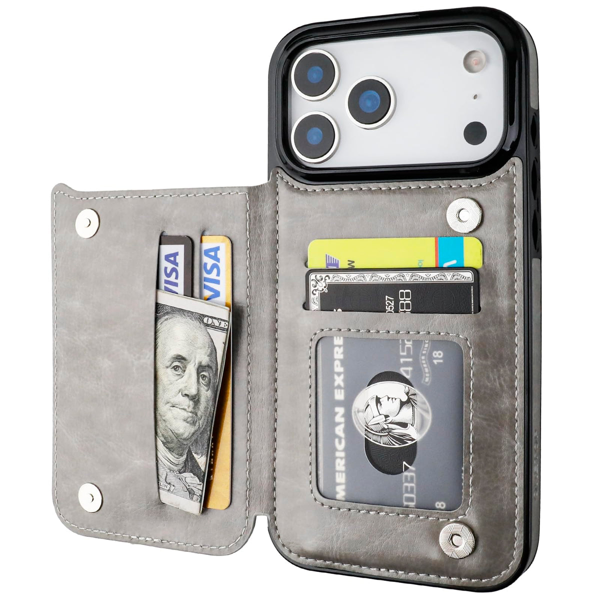 iPhone 18 Pro Max & 17 Pro Max Wallet Case with Card Holder