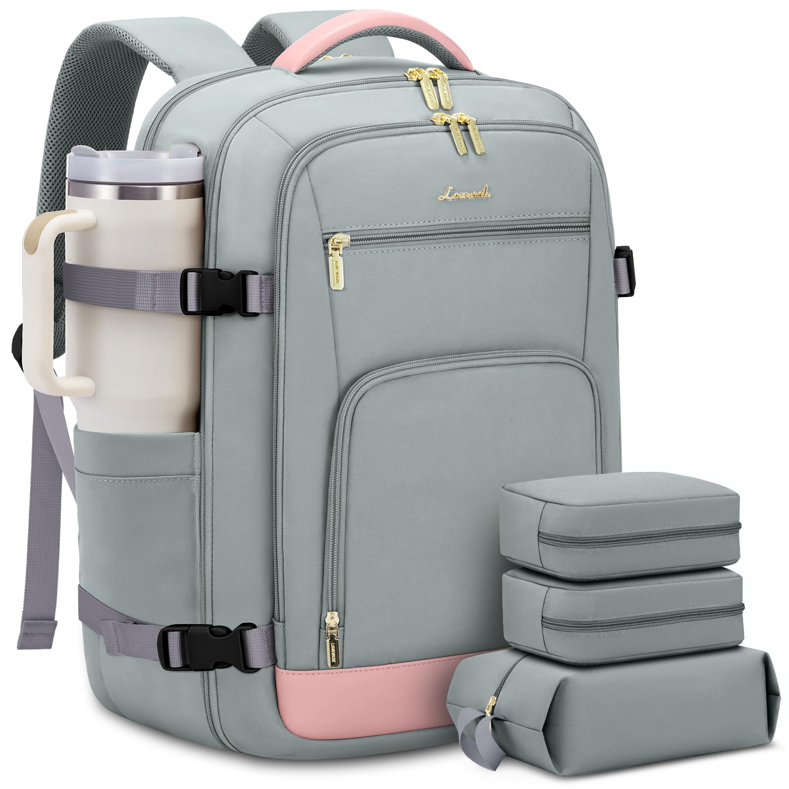 40L & 50L Travel Backpack for Women – TSA Carry-On Laptop Bag