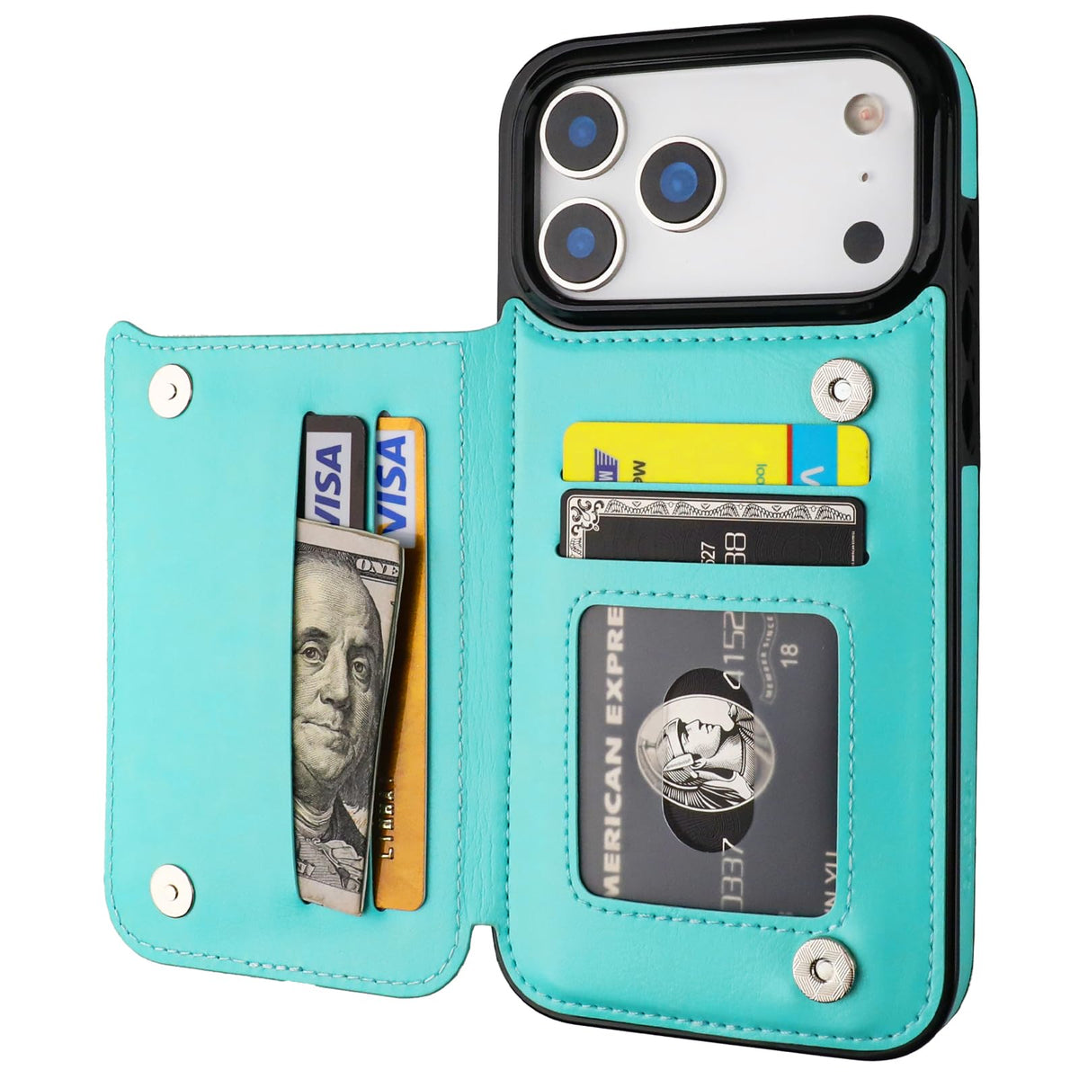iPhone 18 Pro Max & 17 Pro Max Wallet Case with Card Holder