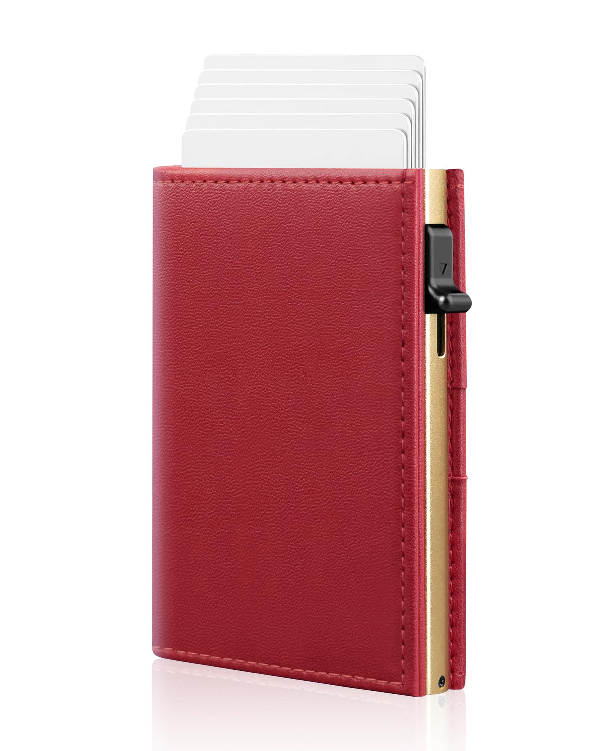 Men's & Women's Slim RFID Blocking Wallet with Pop Up Card Holder Aluminum Case