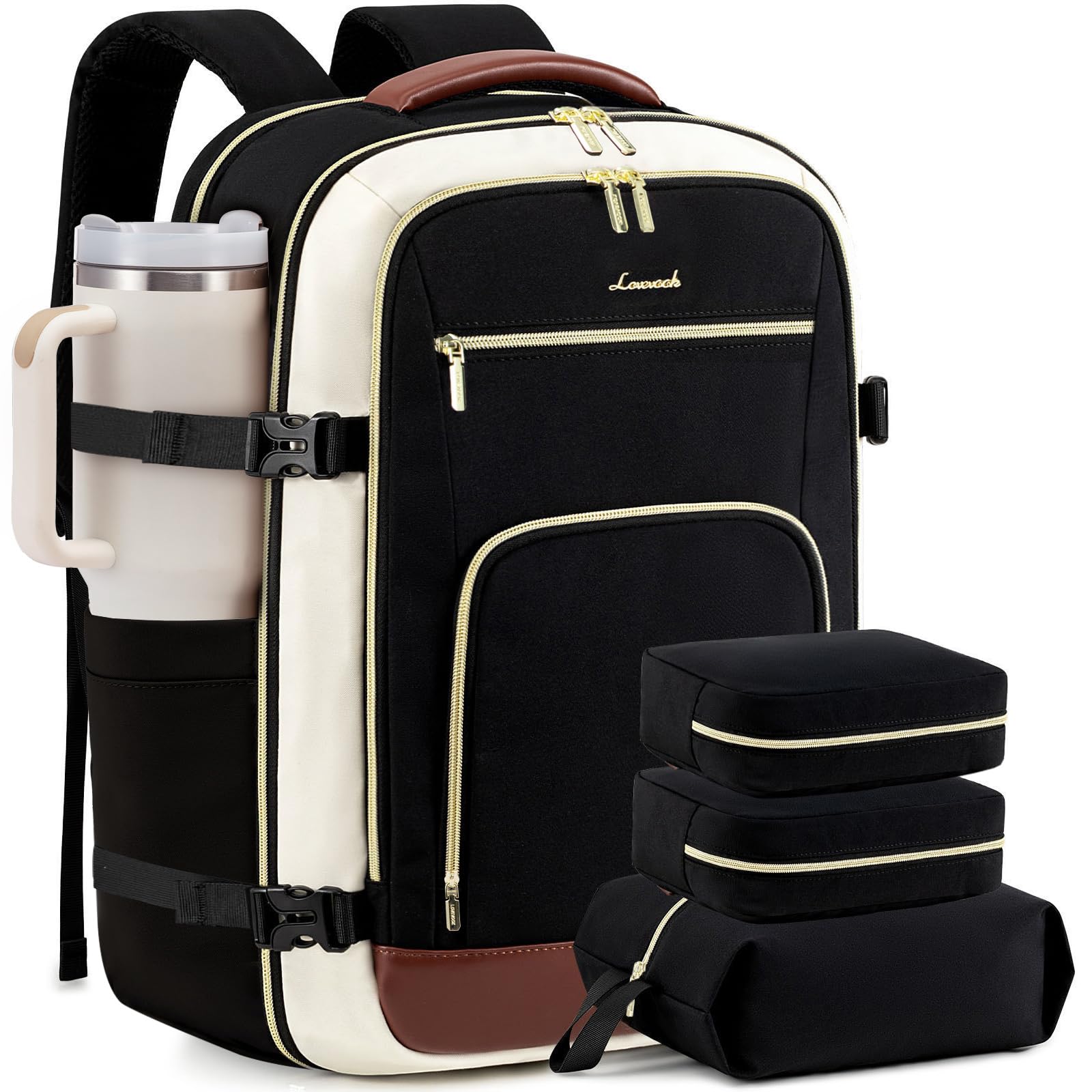 40L & 50L Travel Backpack for Women – TSA Carry-On Laptop Bag