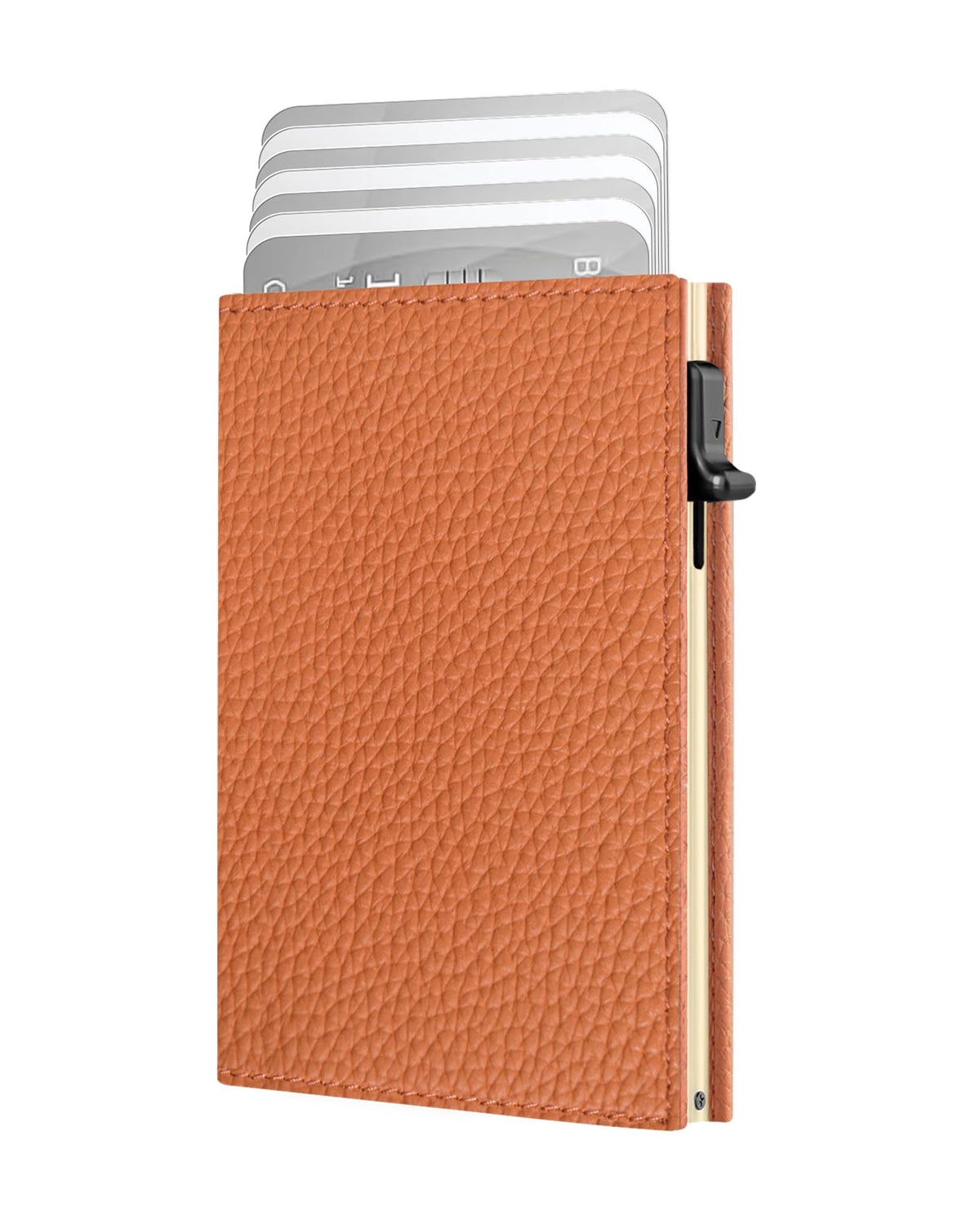 Men's & Women's Slim RFID Blocking Wallet with Pop Up Card Holder Aluminum Case