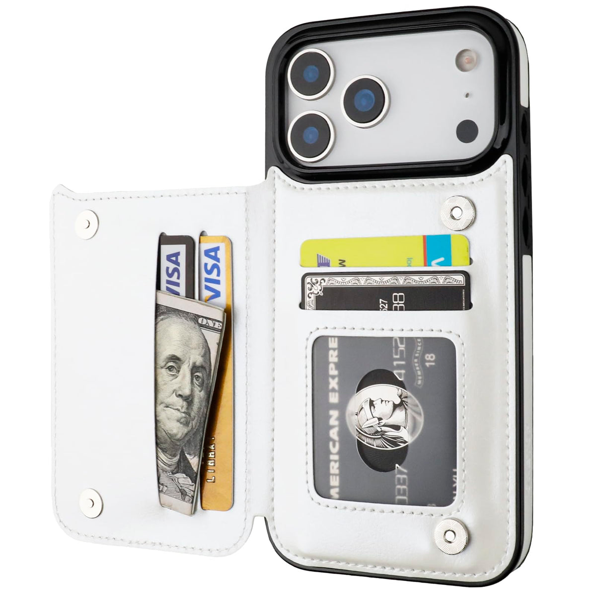 iPhone 18 Pro Max & 17 Pro Max Wallet Case with Card Holder
