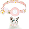 AirTag Cat Collar Breakaway Safety Collar with Charm & Holder