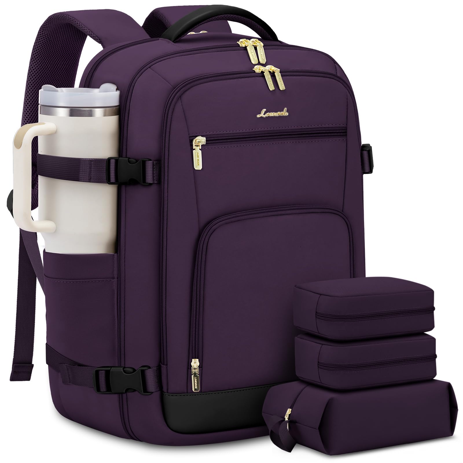 40L & 50L Travel Backpack for Women – TSA Carry-On Laptop Bag