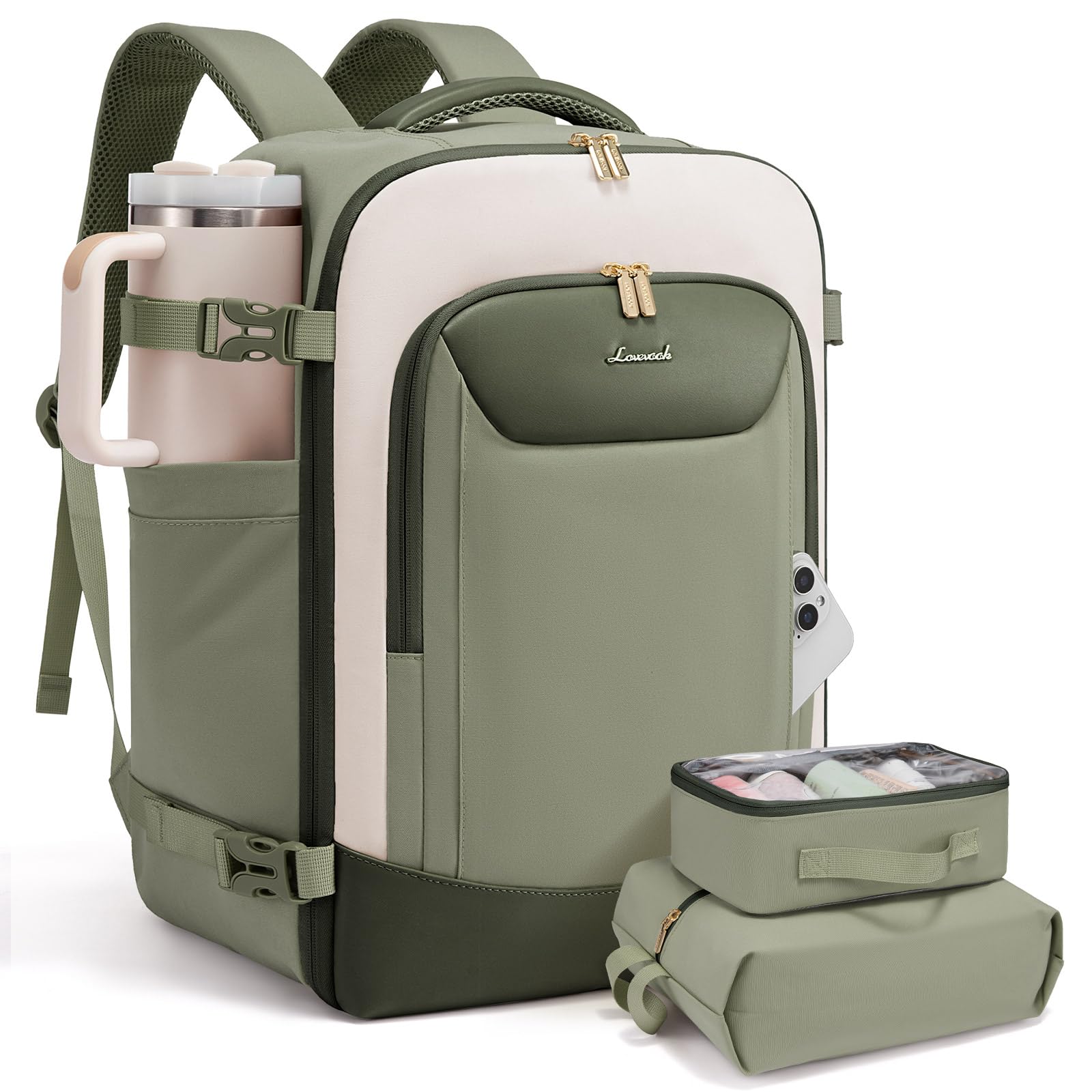 40L Airline Approved Travel Backpack Waterproof Carry On Bag