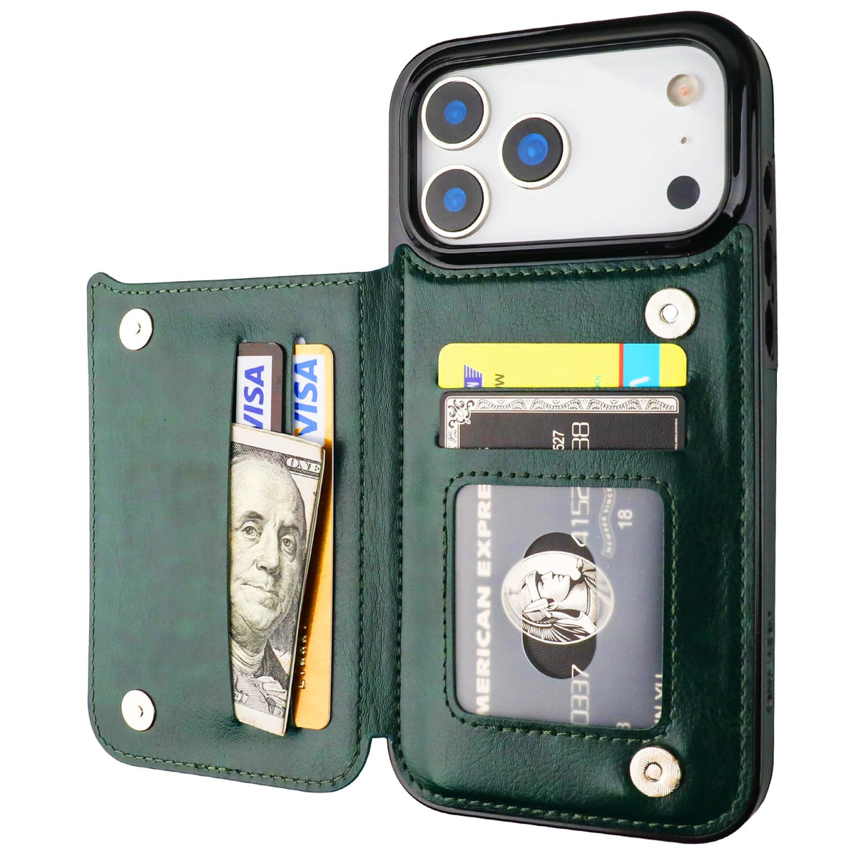 iPhone 18 Pro Max & 17 Pro Max Wallet Case with Card Holder