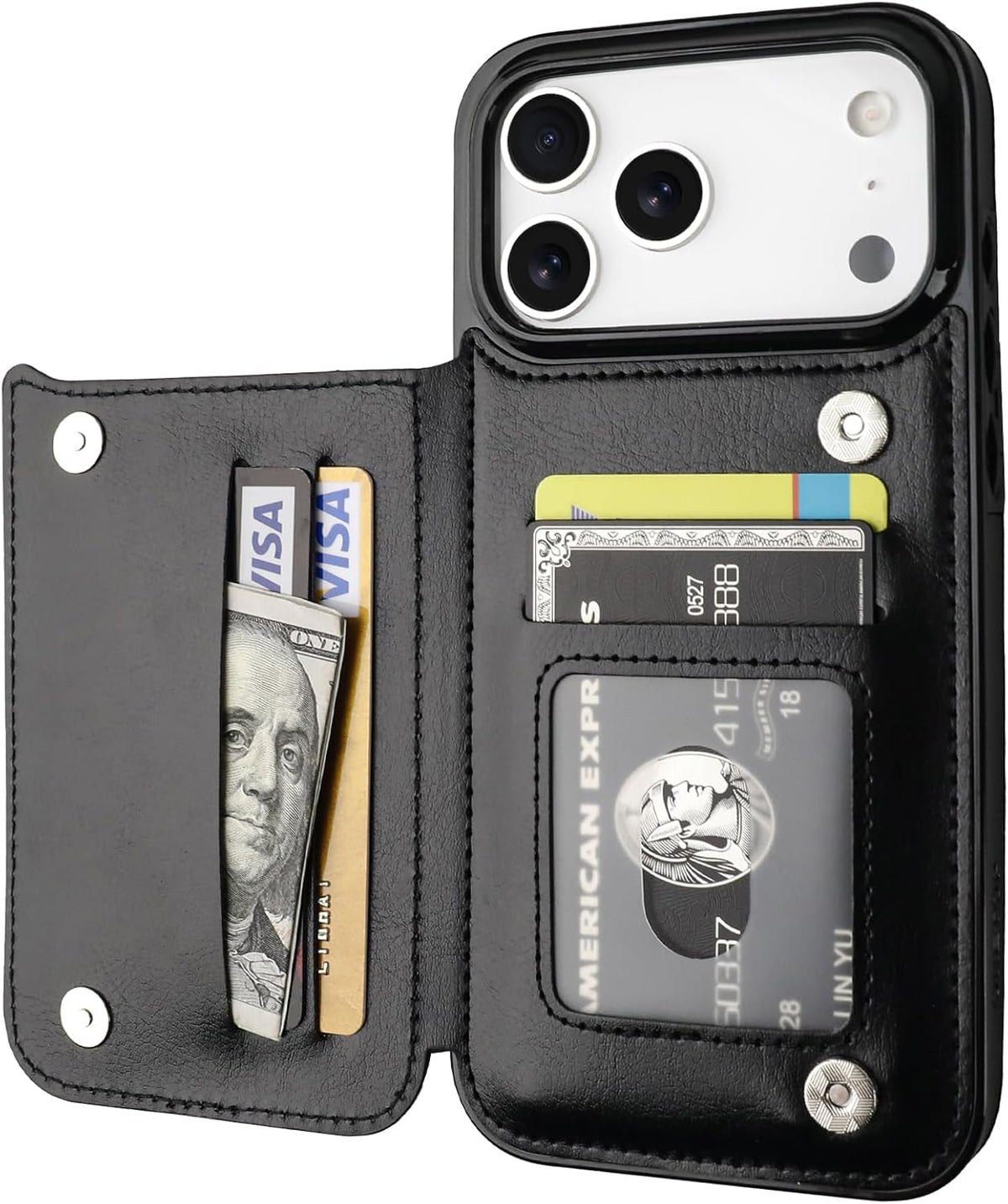 iPhone 18 Pro Max & 17 Pro Max Wallet Case with Card Holder