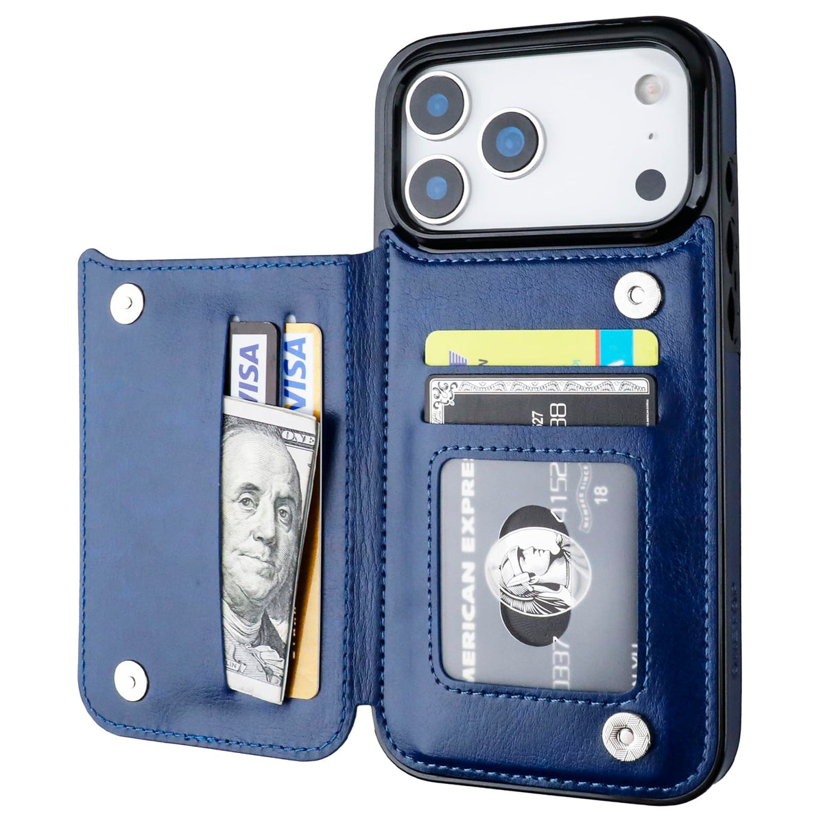 iPhone 18 Pro Max & 17 Pro Max Wallet Case with Card Holder