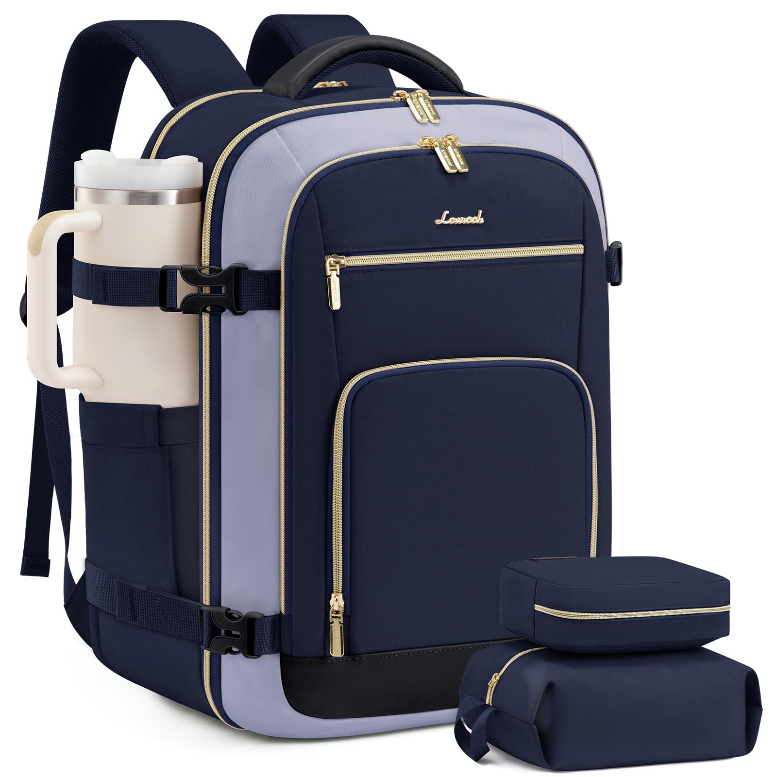 40L & 50L Travel Backpack for Women – TSA Carry-On Laptop Bag
