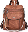 Backpack Purse for Women – Convertible Vegan Leather Shoulder Bag, Anti-Theft