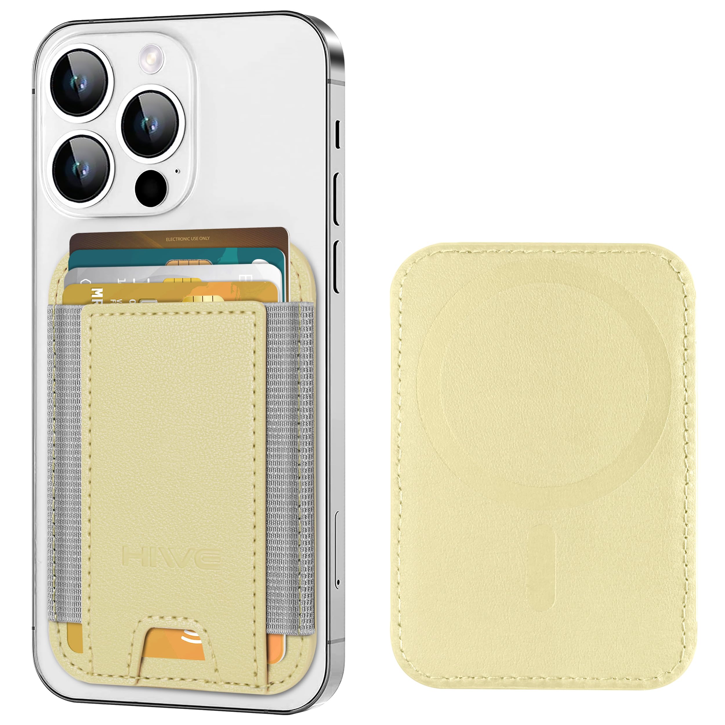 MagSafe Wallet with RFID Blocking – Slim Vegan Leather Card Holder