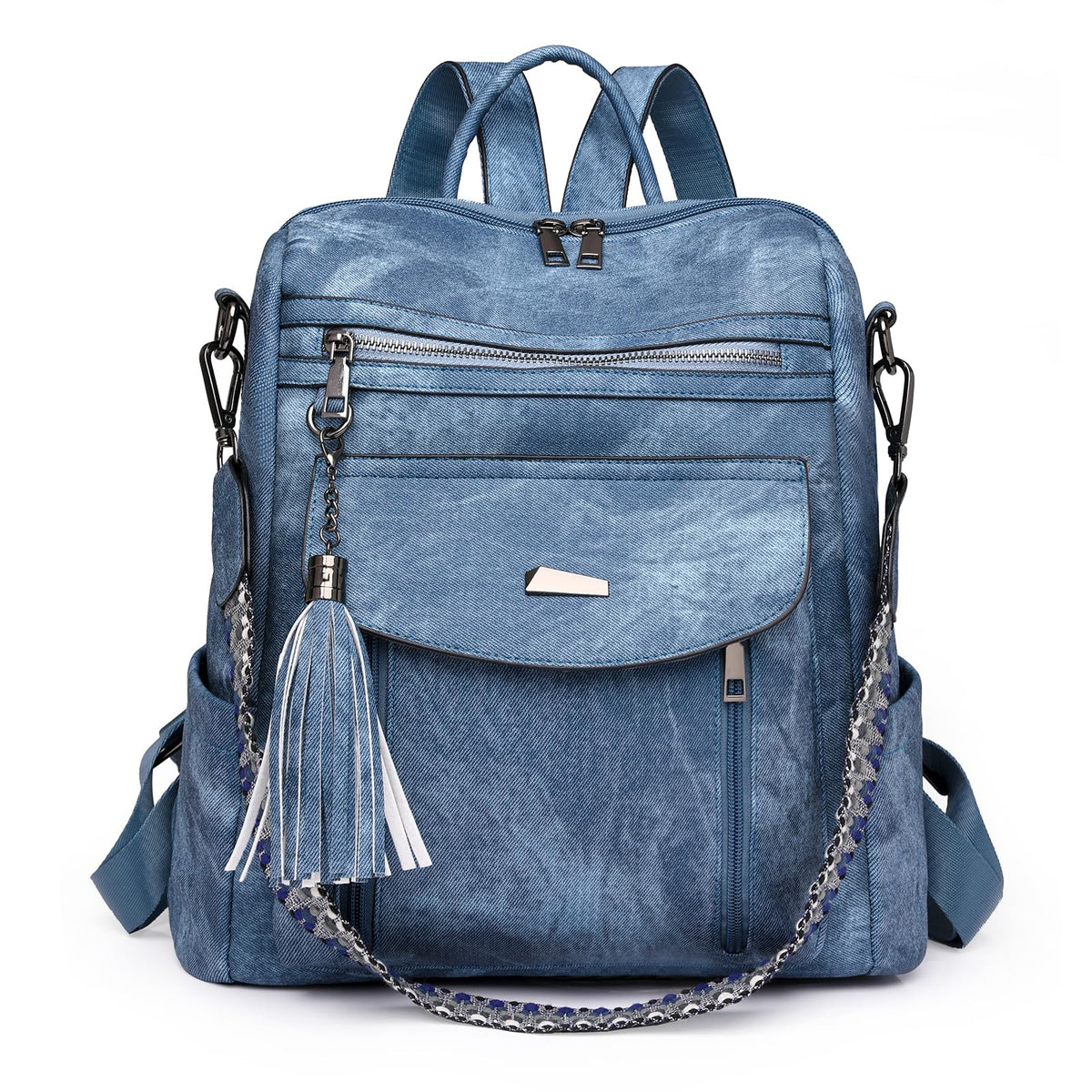 Backpack Purse for Women – Convertible Vegan Leather Shoulder Bag, Anti-Theft