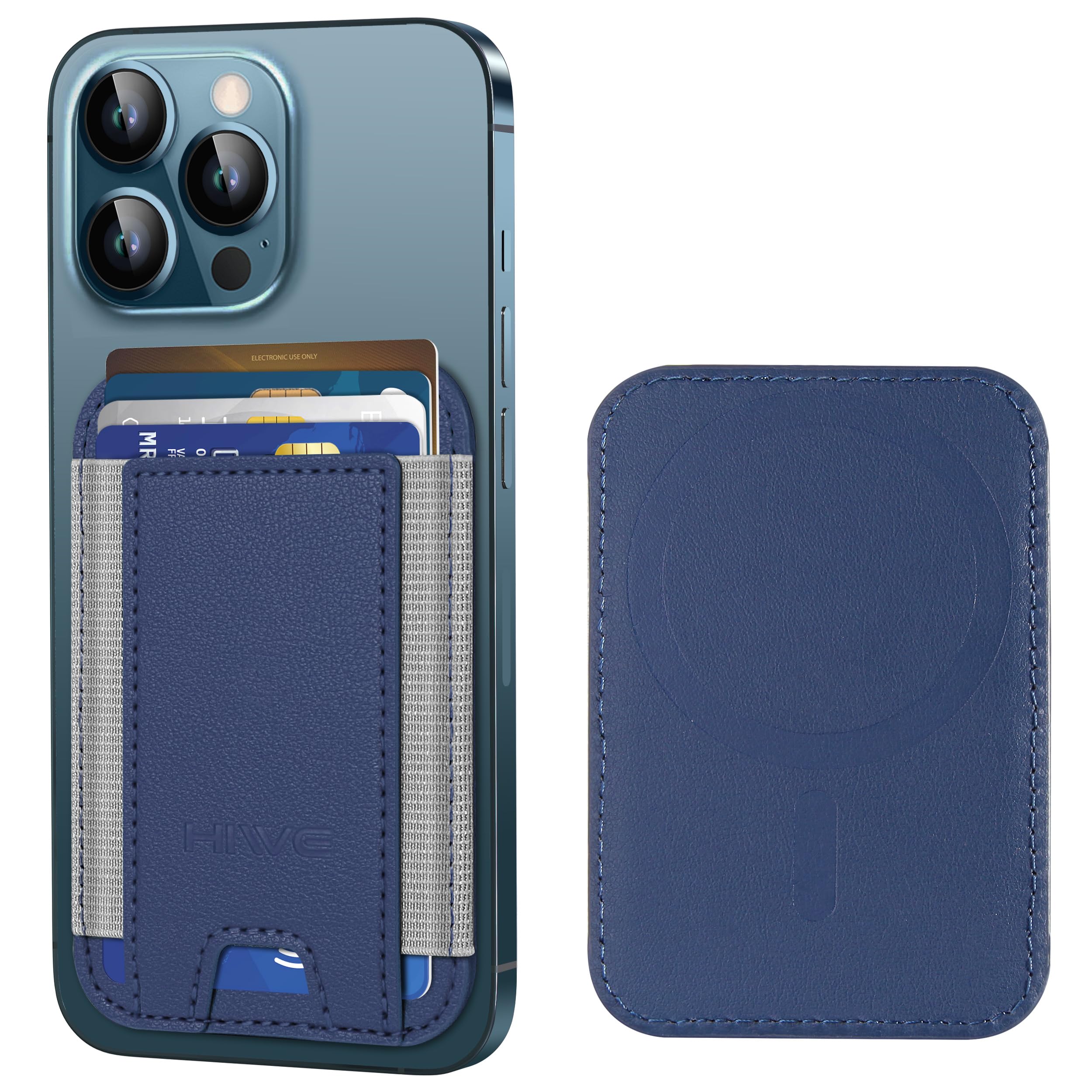 MagSafe Wallet with RFID Blocking – Slim Vegan Leather Card Holder