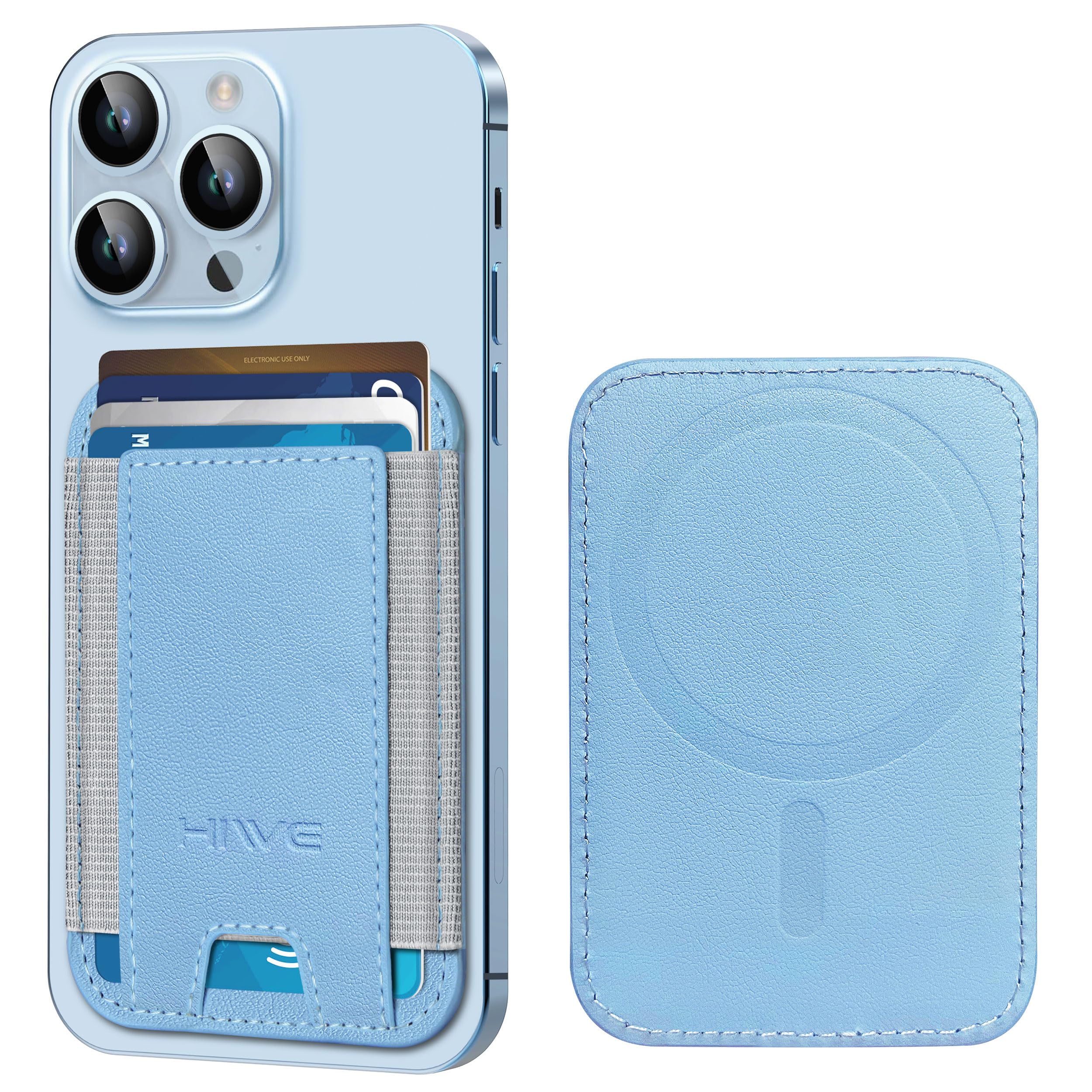 MagSafe Wallet for iPhone RFID Blocking Magnetic Card Holder Slim