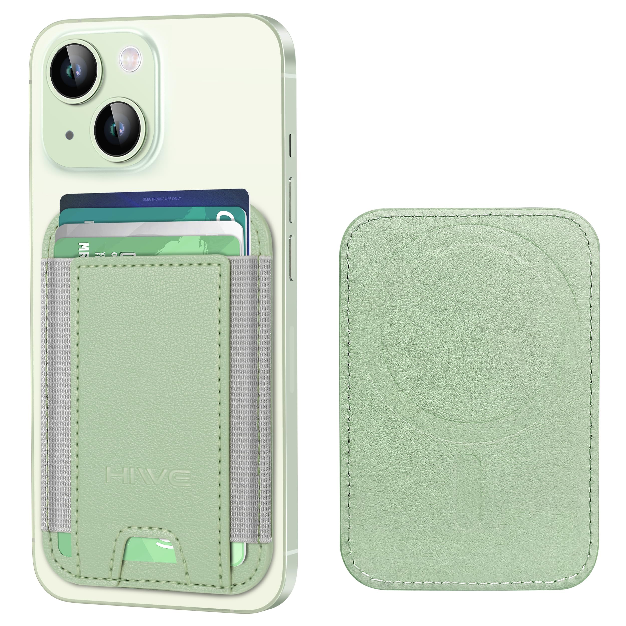 MagSafe Wallet with RFID Blocking – Slim Vegan Leather Card Holder