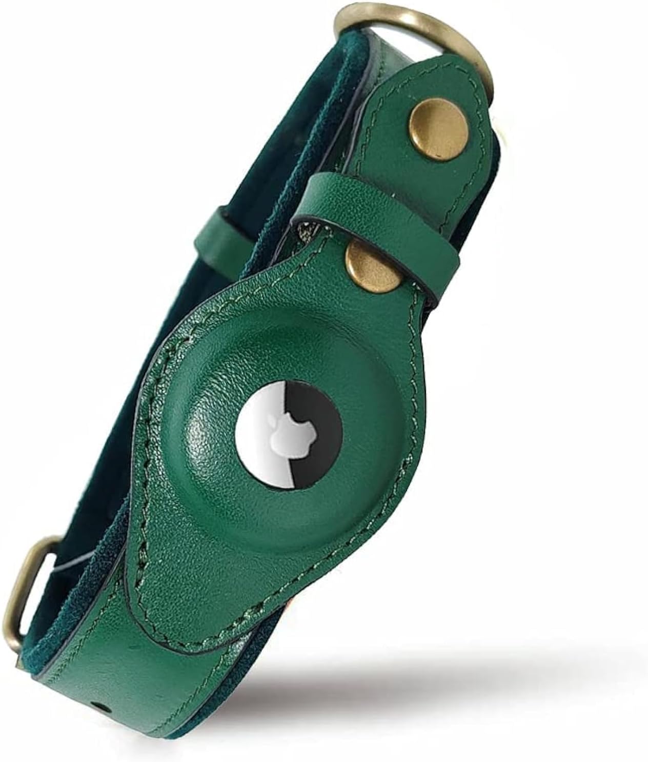 Abby’s Apple AirTag Dog Collar for your Dog, Geniune Leather - GPS Tracking - Abbycart