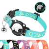 Air Tag Cat Collar Reflective Breakaway with Bell Adjustable