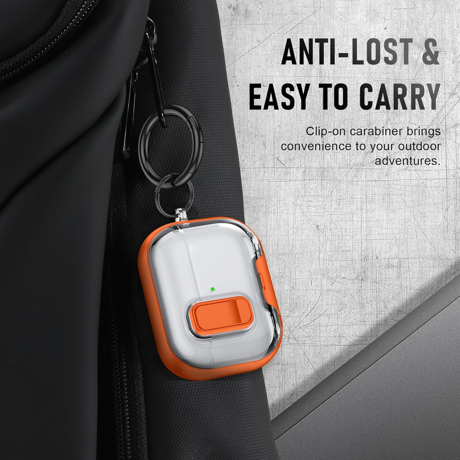 AirPods Pro 3 Case Shockproof Cover with Stand & Keychain