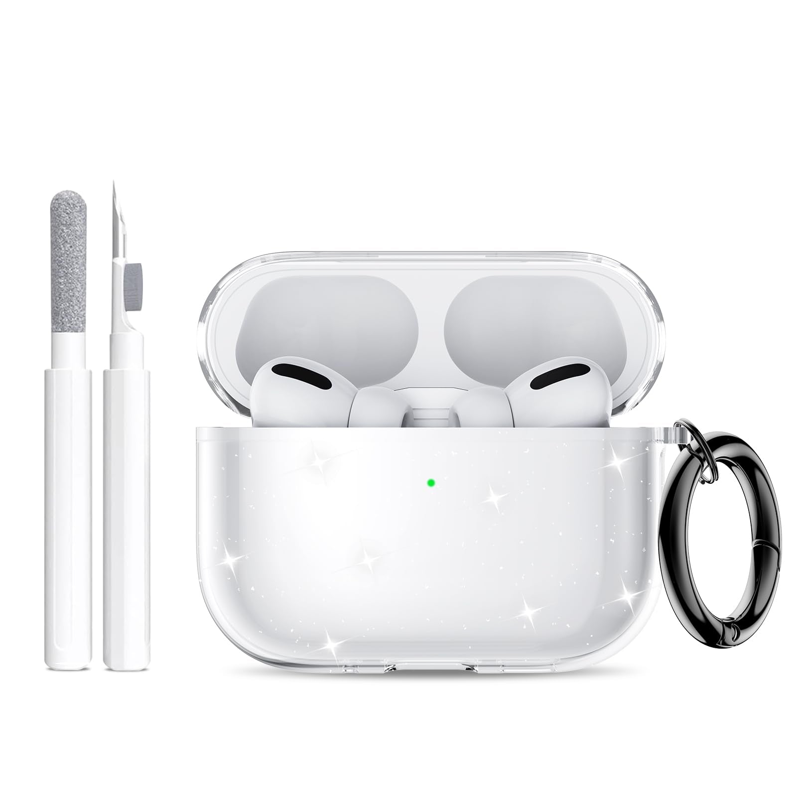 AirPods Pro 3 Case Shockproof Cover with Stand & Keychain