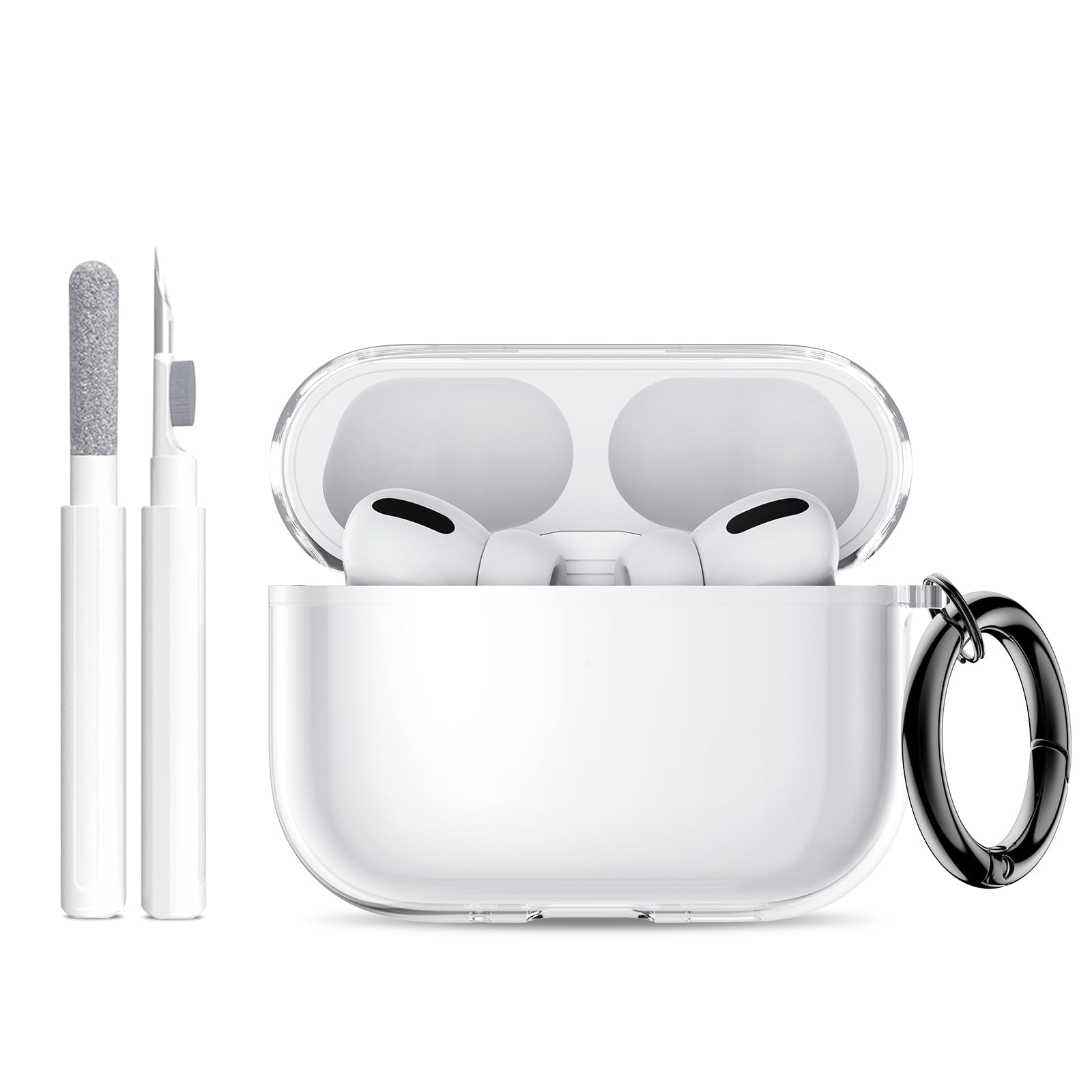 AirPods Pro 3 Case Shockproof Cover with Stand & Keychain