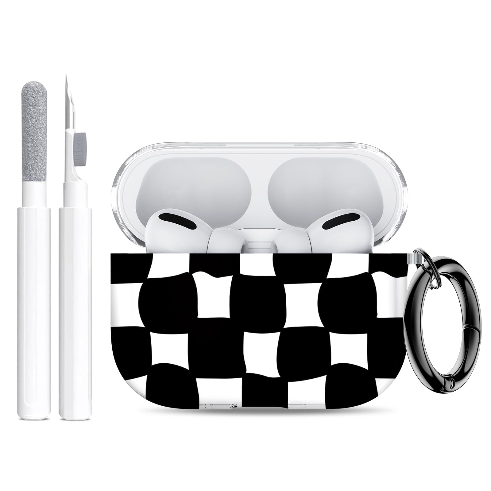 AirPods Pro 3 Case Shockproof Cover with Stand & Keychain