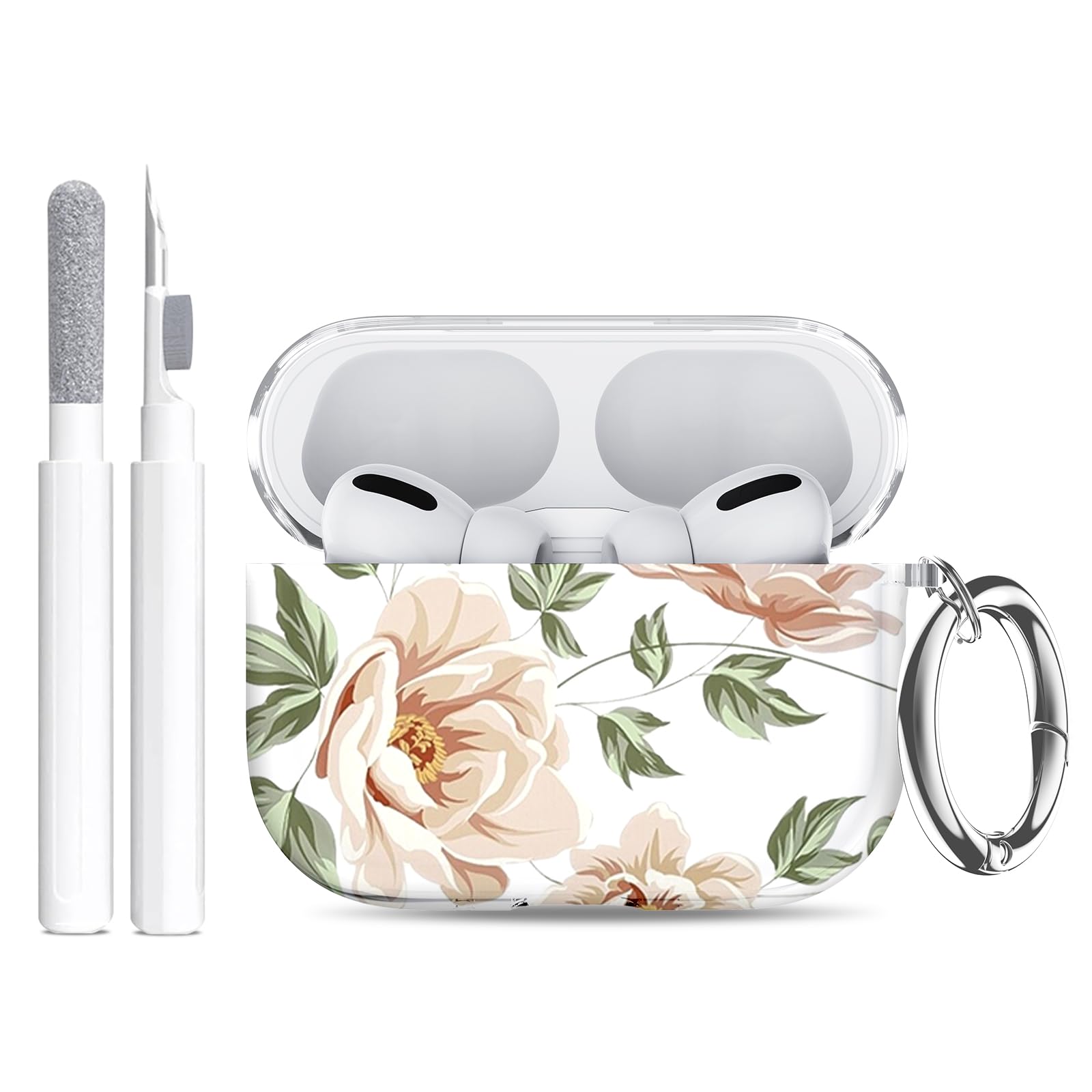 AirPods Pro 3 Case Shockproof Cover with Stand & Keychain