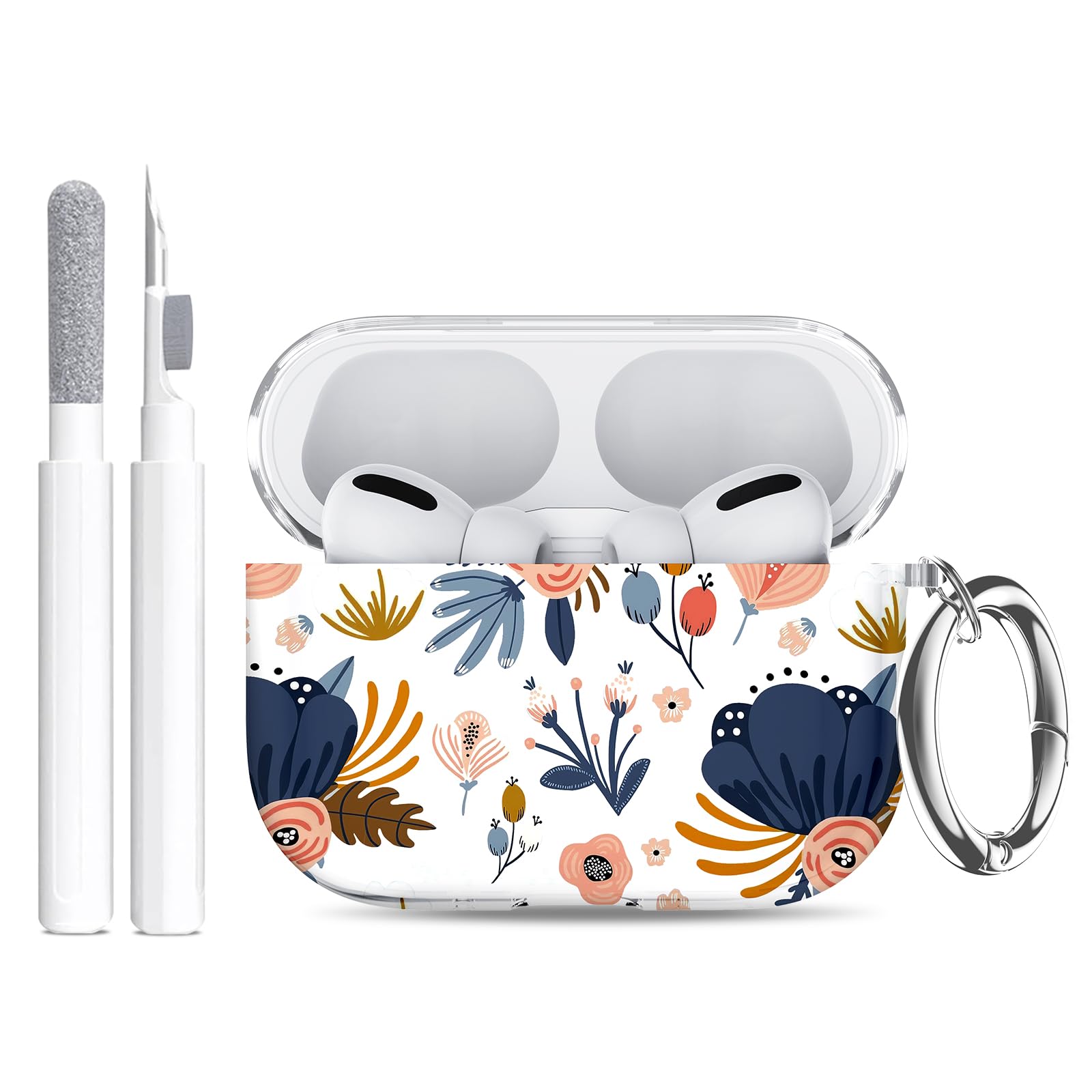 AirPods Pro 3 Case Shockproof Cover with Stand & Keychain