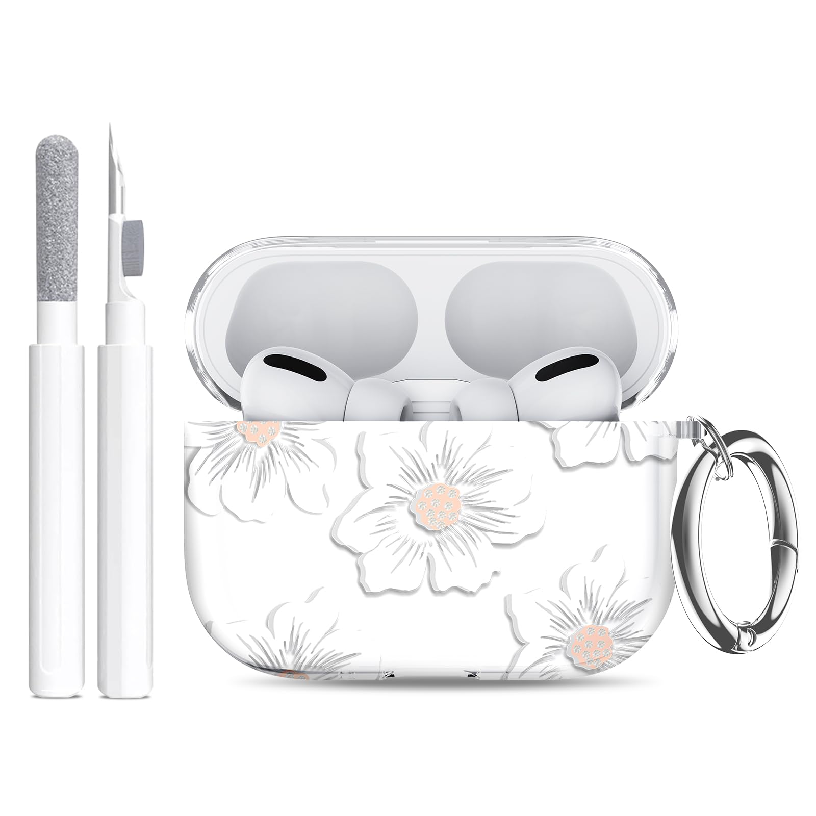 AirPods Pro 3 Case Shockproof Cover with Stand & Keychain