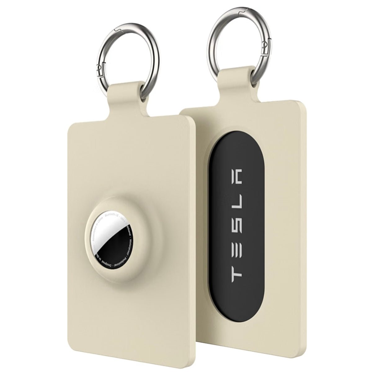 AirTag Card Holder for Tesla Key – Compatible with Model S/X/3/Y, Secure Key Fob Case with Extra Card Slot (AirTag Not Included)