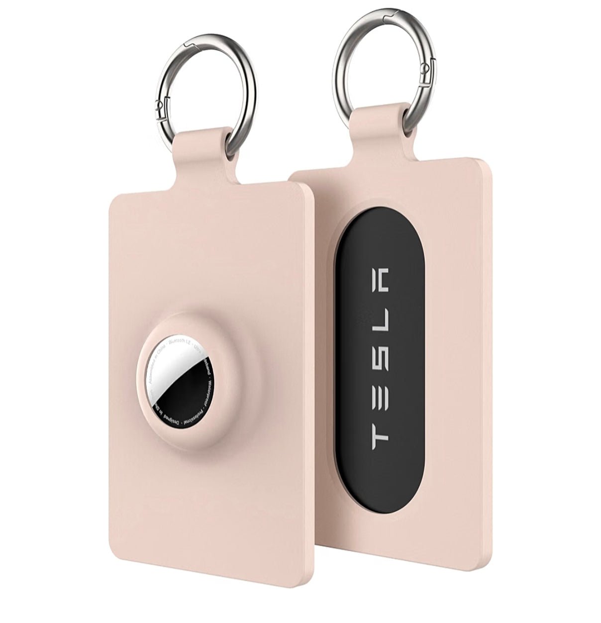 AirTag Card Holder for Tesla Key – Compatible with Model S/X/3/Y, Secure Key Fob Case with Extra Card Slot (AirTag Not Included)