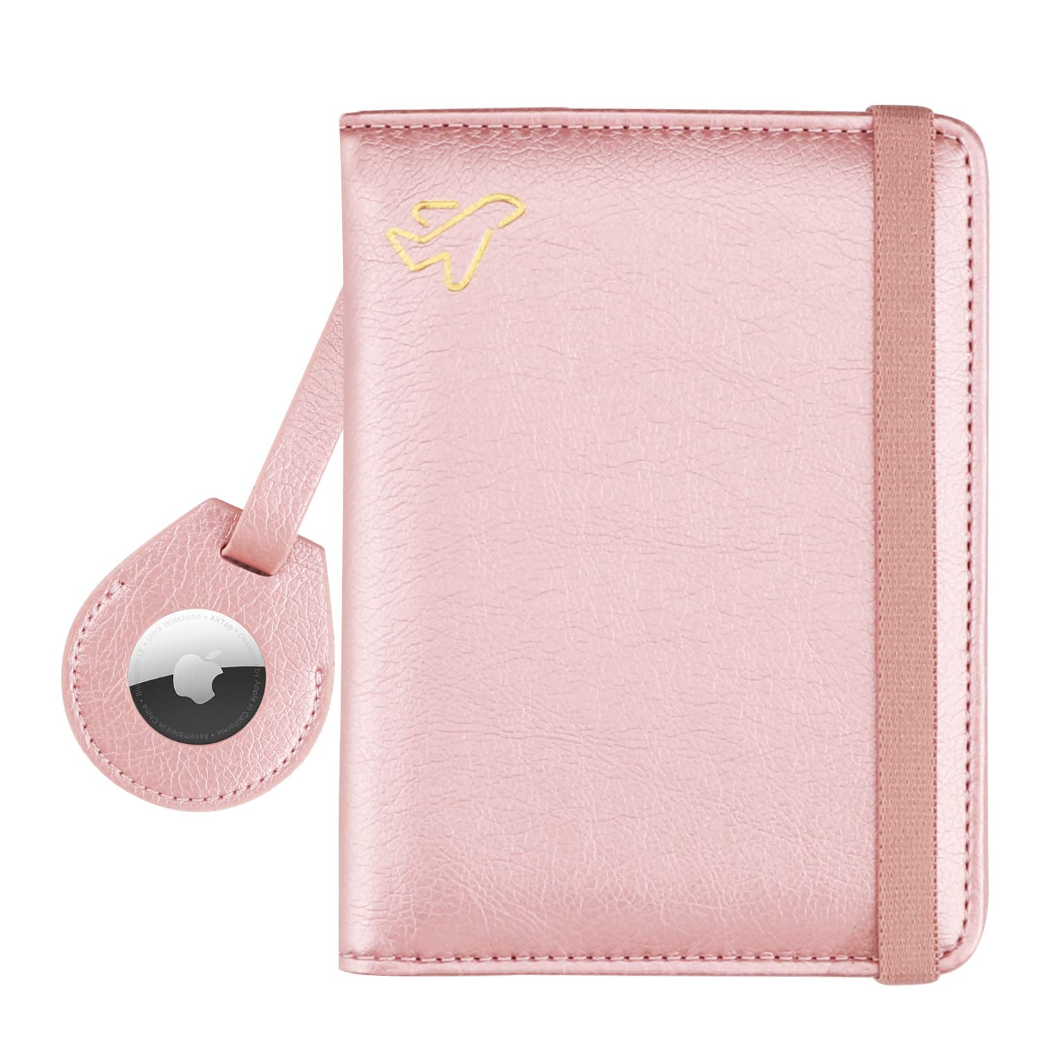 AirTag Passport Holder – RFID Blocking Travel Wallet for Men & Women - Abbycart