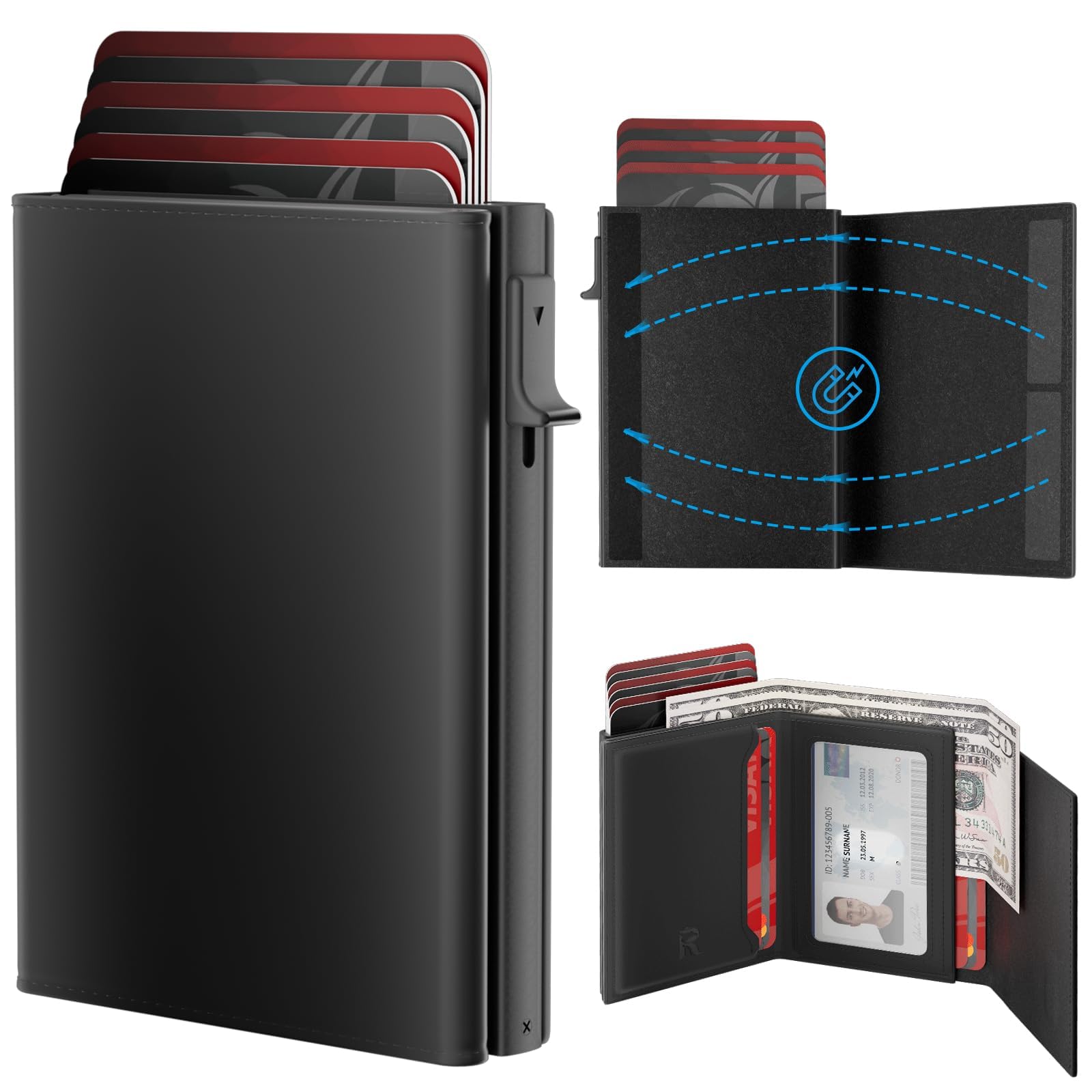 AirTag Wallet for Men – RFID Slim Pop - Up Card Holder - Abbycart