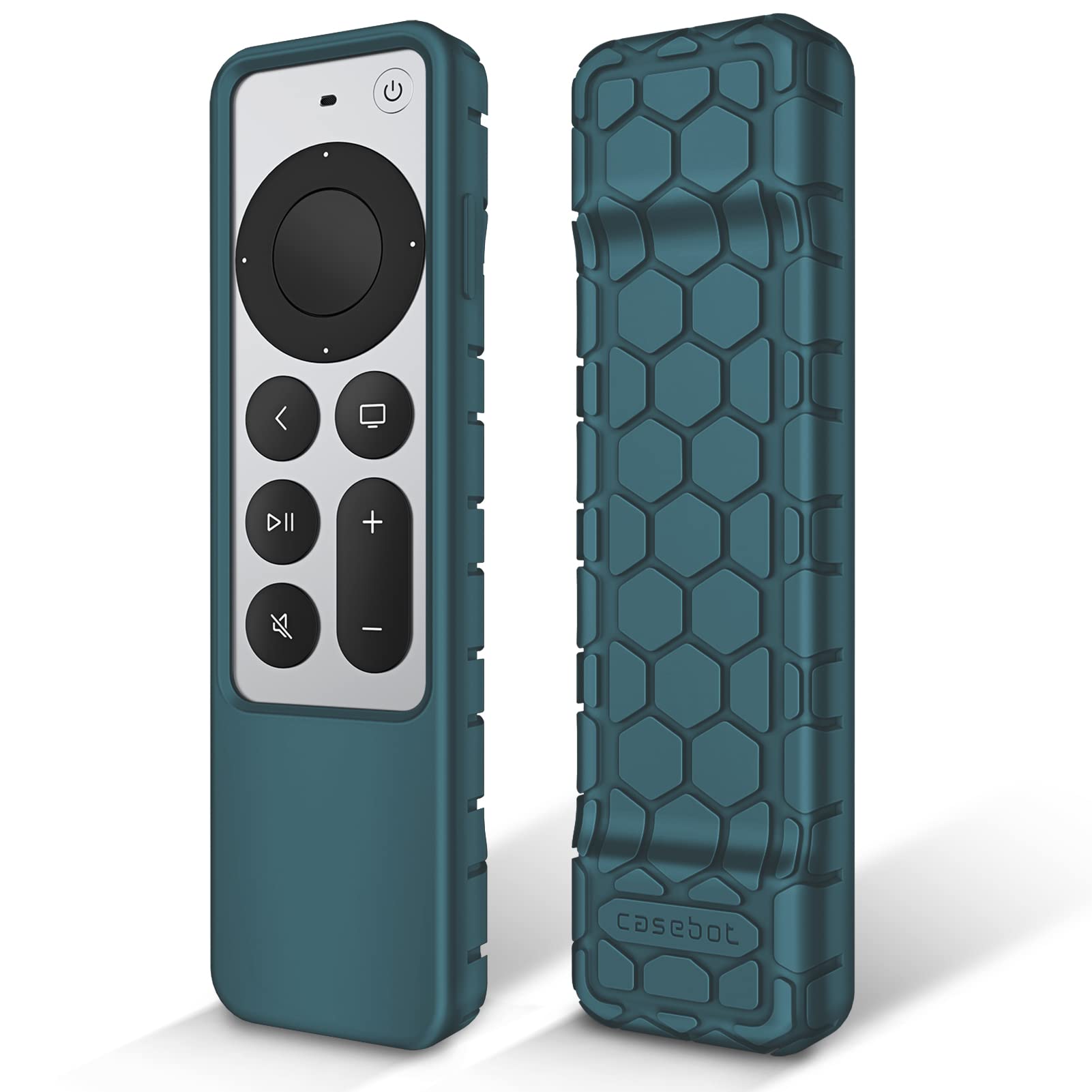 Apple TV Siri Remote Case 2021–2022 Anti-Slip Silicone Cover Black