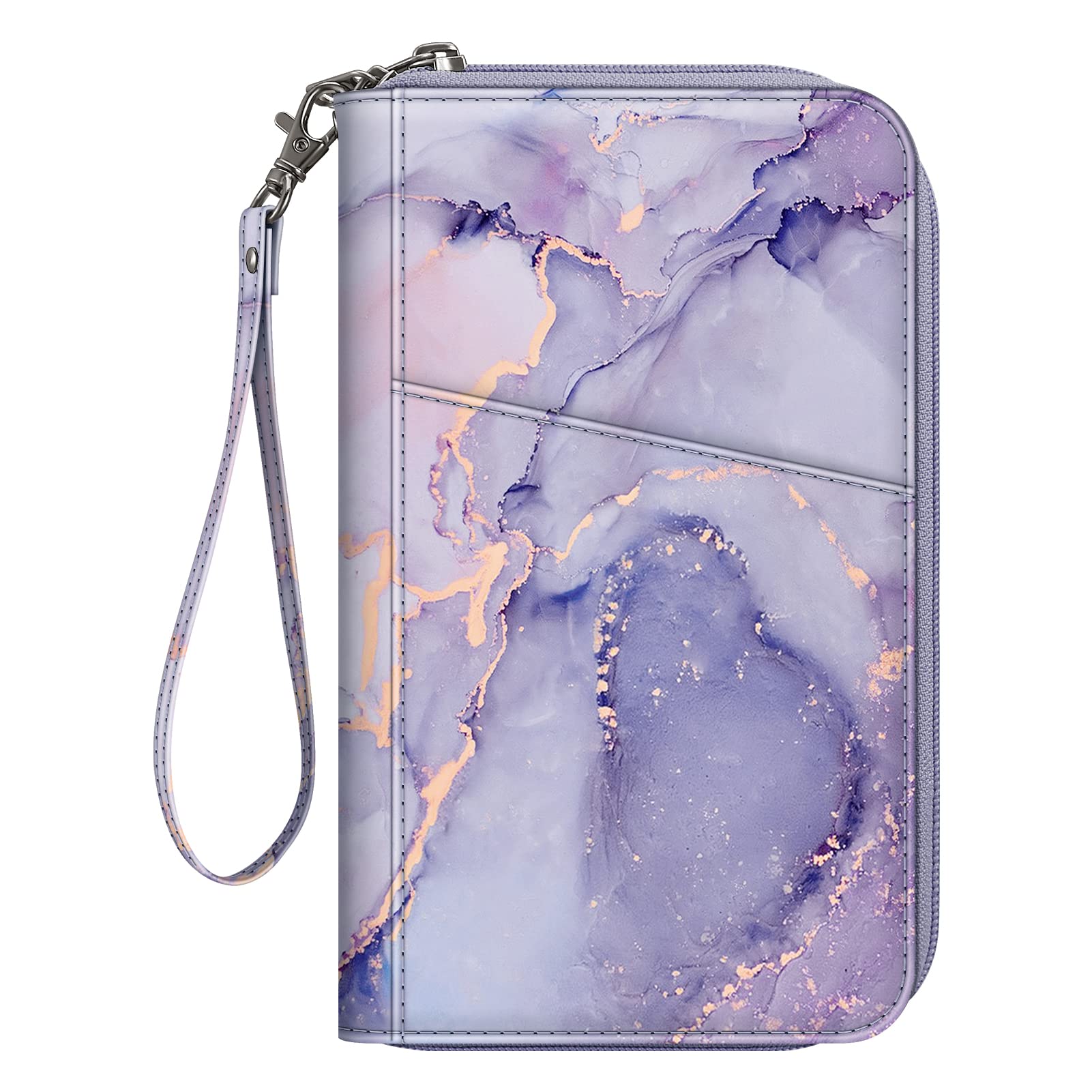 Family Passport Holder RFID Travel Wallet Organiser Clutch Bag