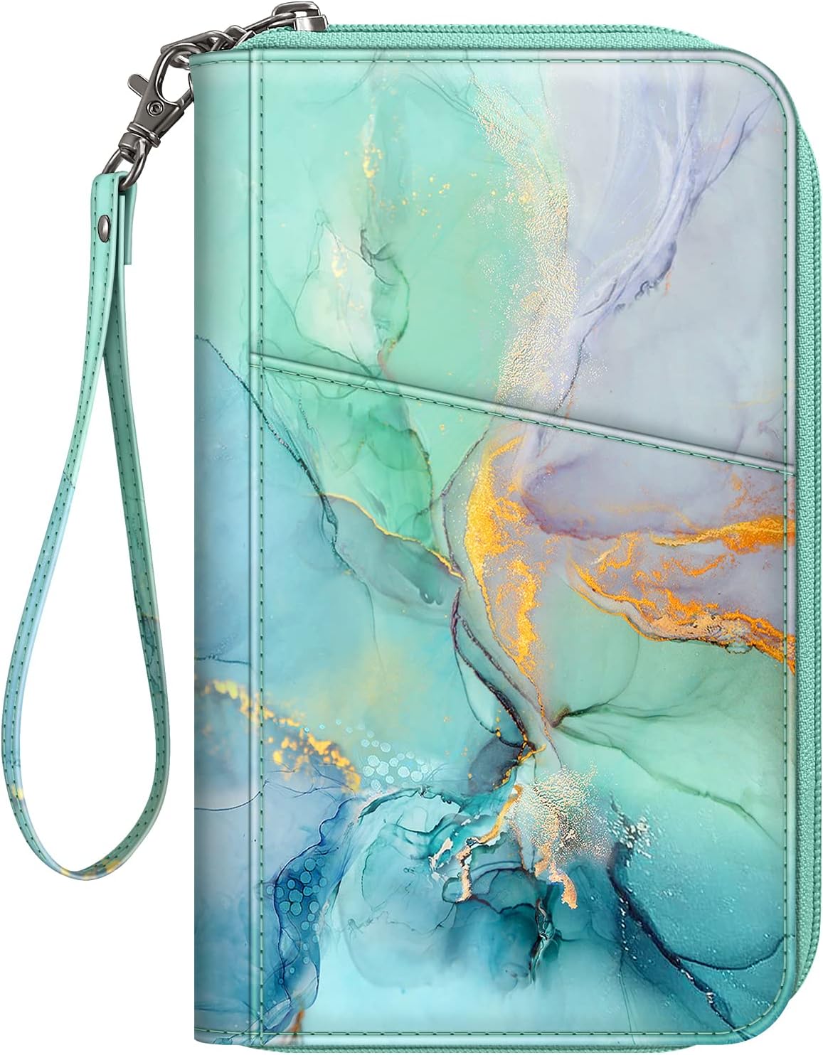 Family Passport Holder RFID Travel Wallet Organiser Clutch Bag