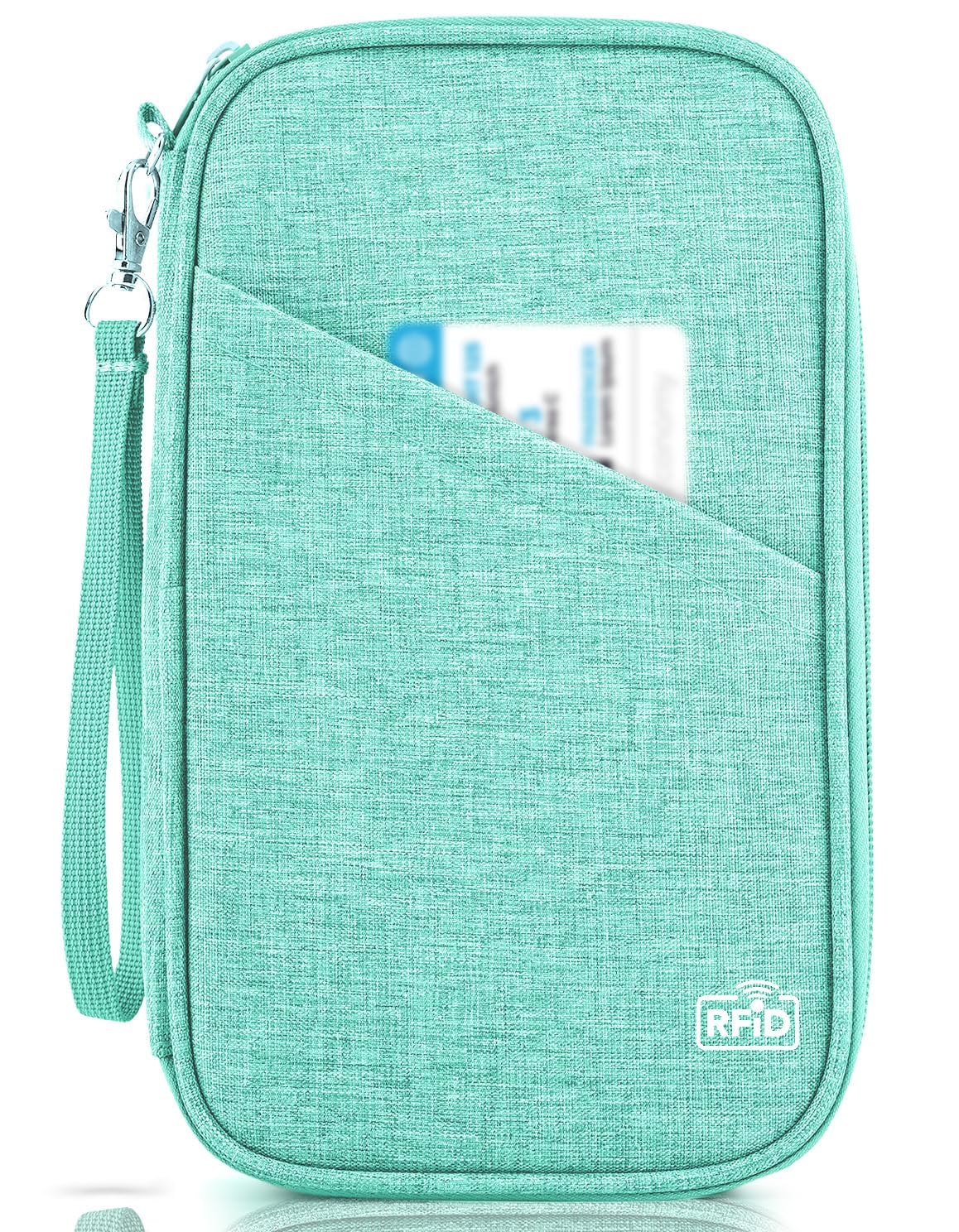 Family RFID Passport Holder Waterproof Travel Document Organizer