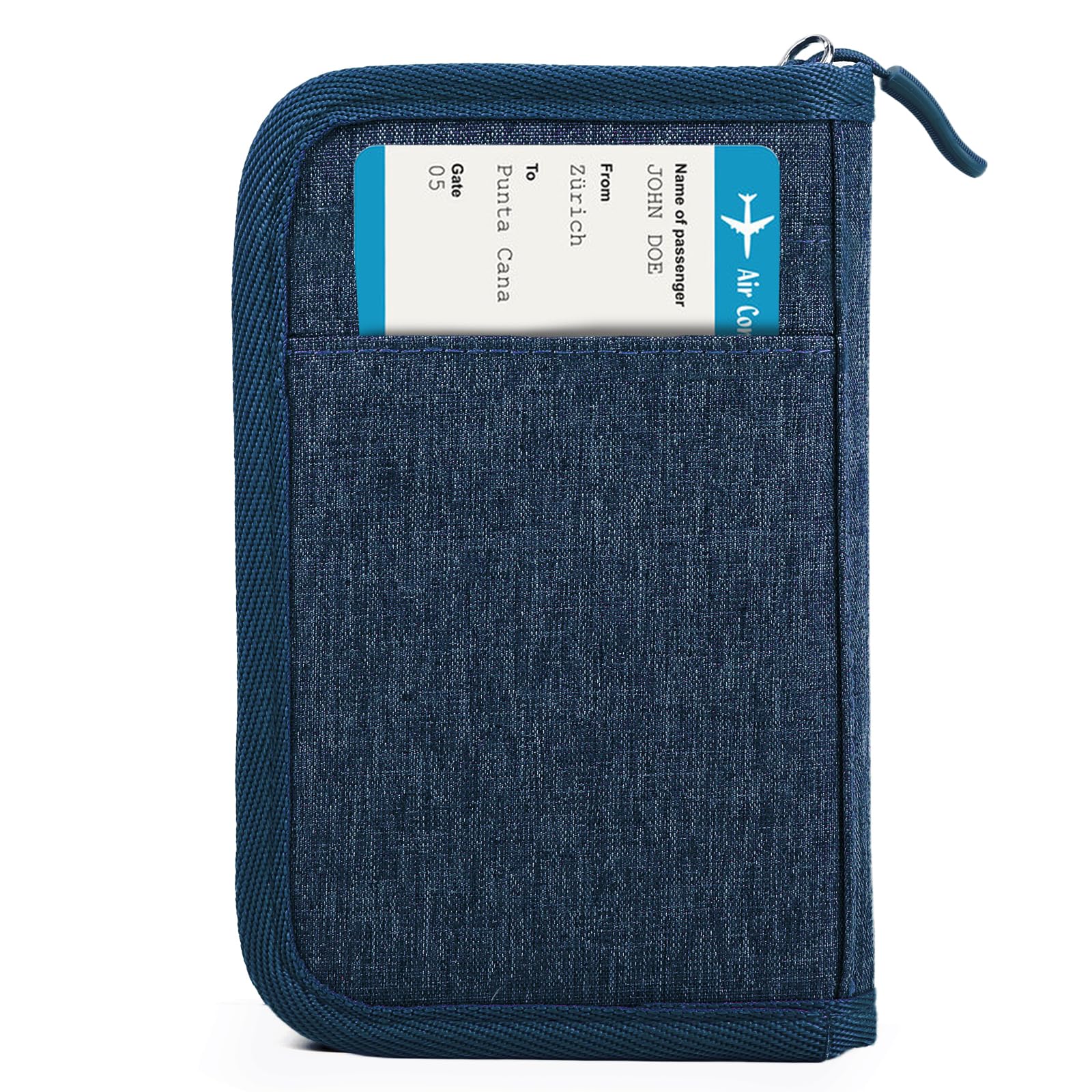 Family RFID Passport Holder Waterproof Travel Document Organizer
