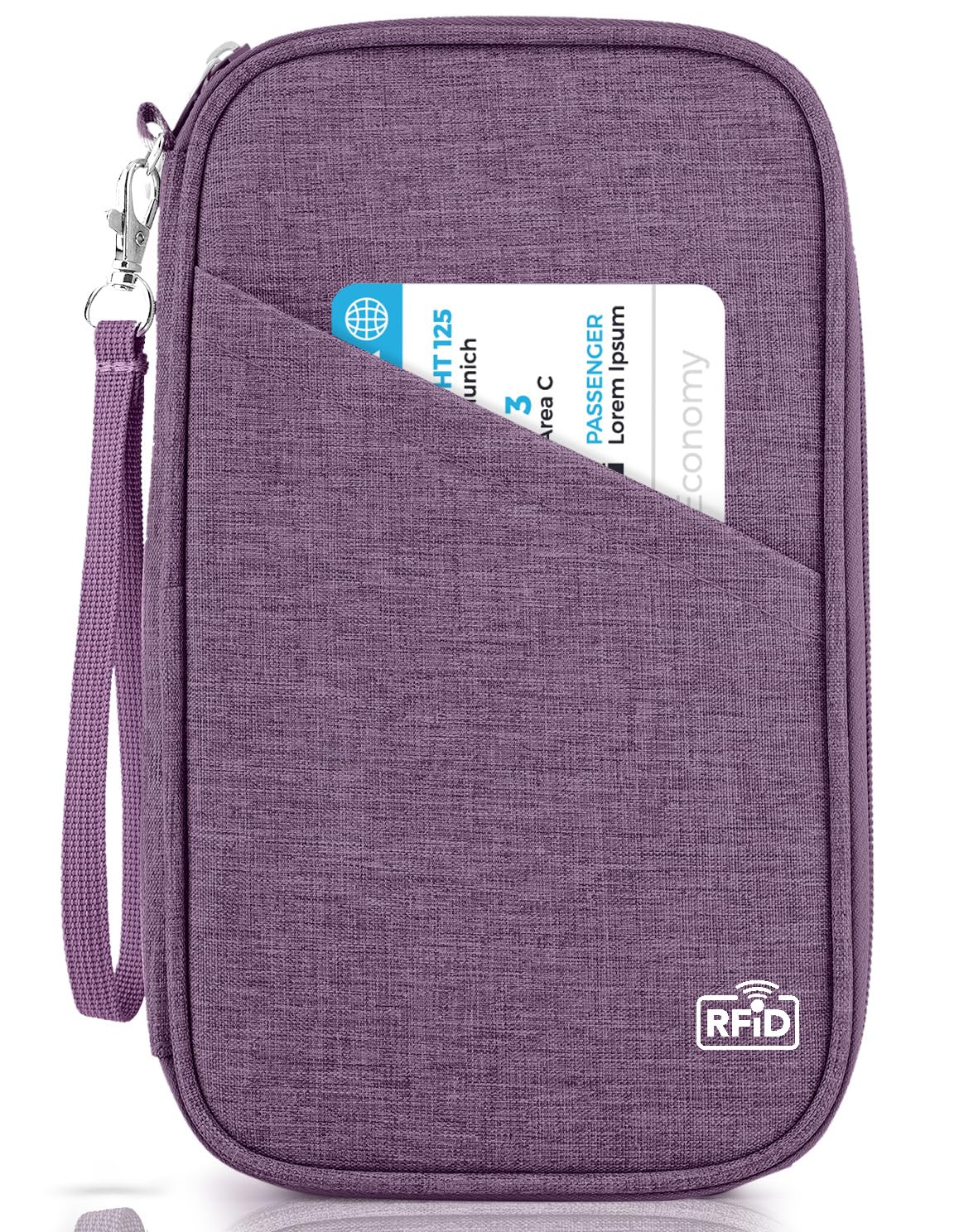Family RFID Passport Holder Waterproof Travel Document Organizer