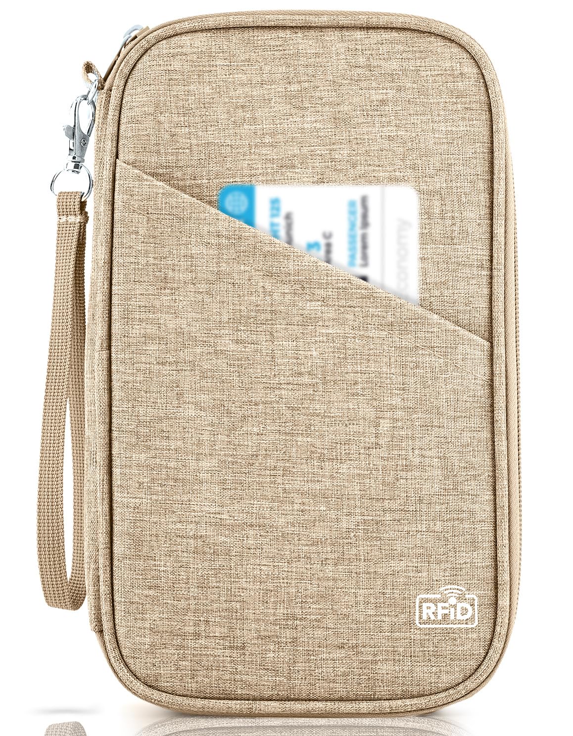 Family RFID Passport Holder Waterproof Travel Document Organizer