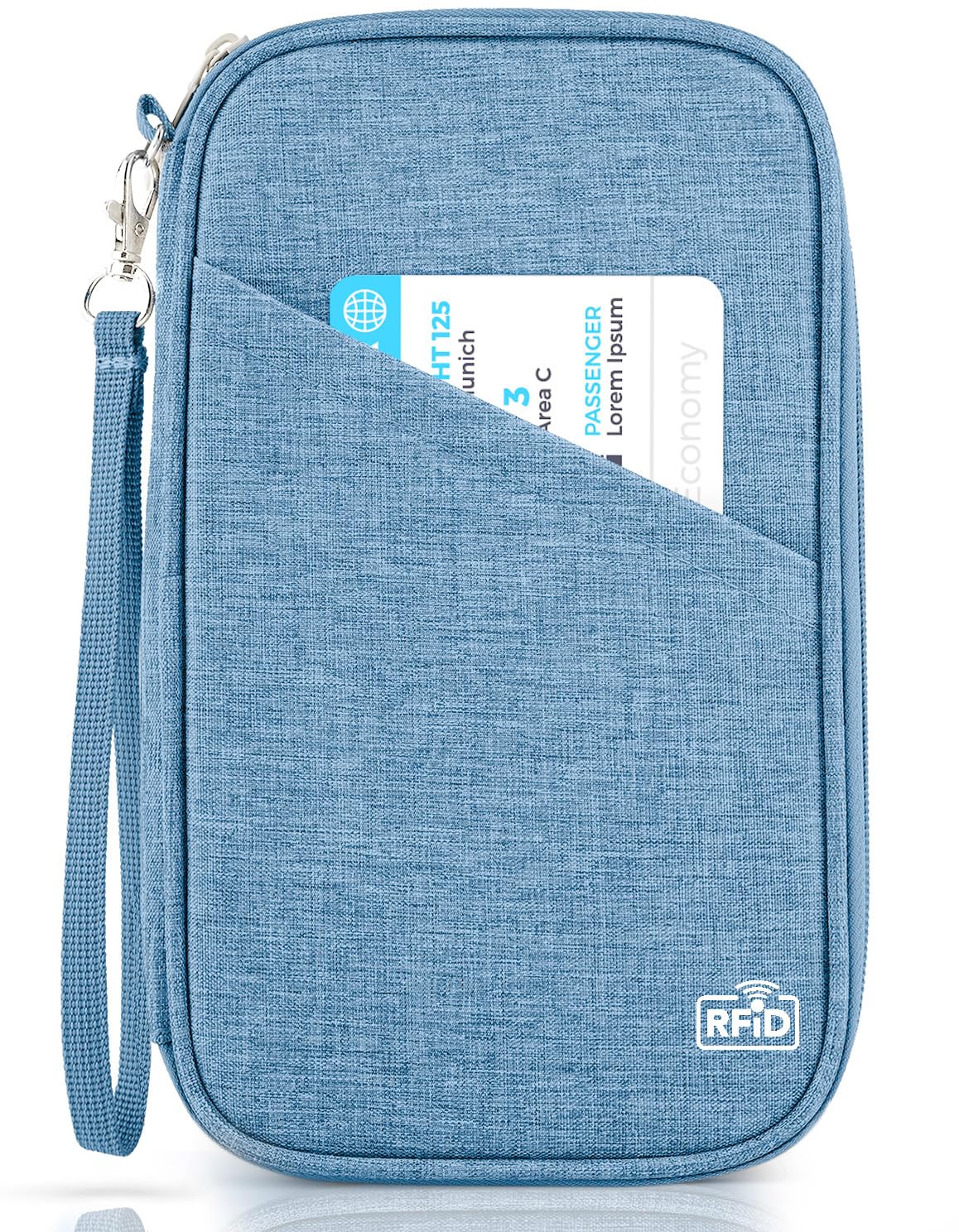 Family RFID Passport Holder Waterproof Travel Document Organizer